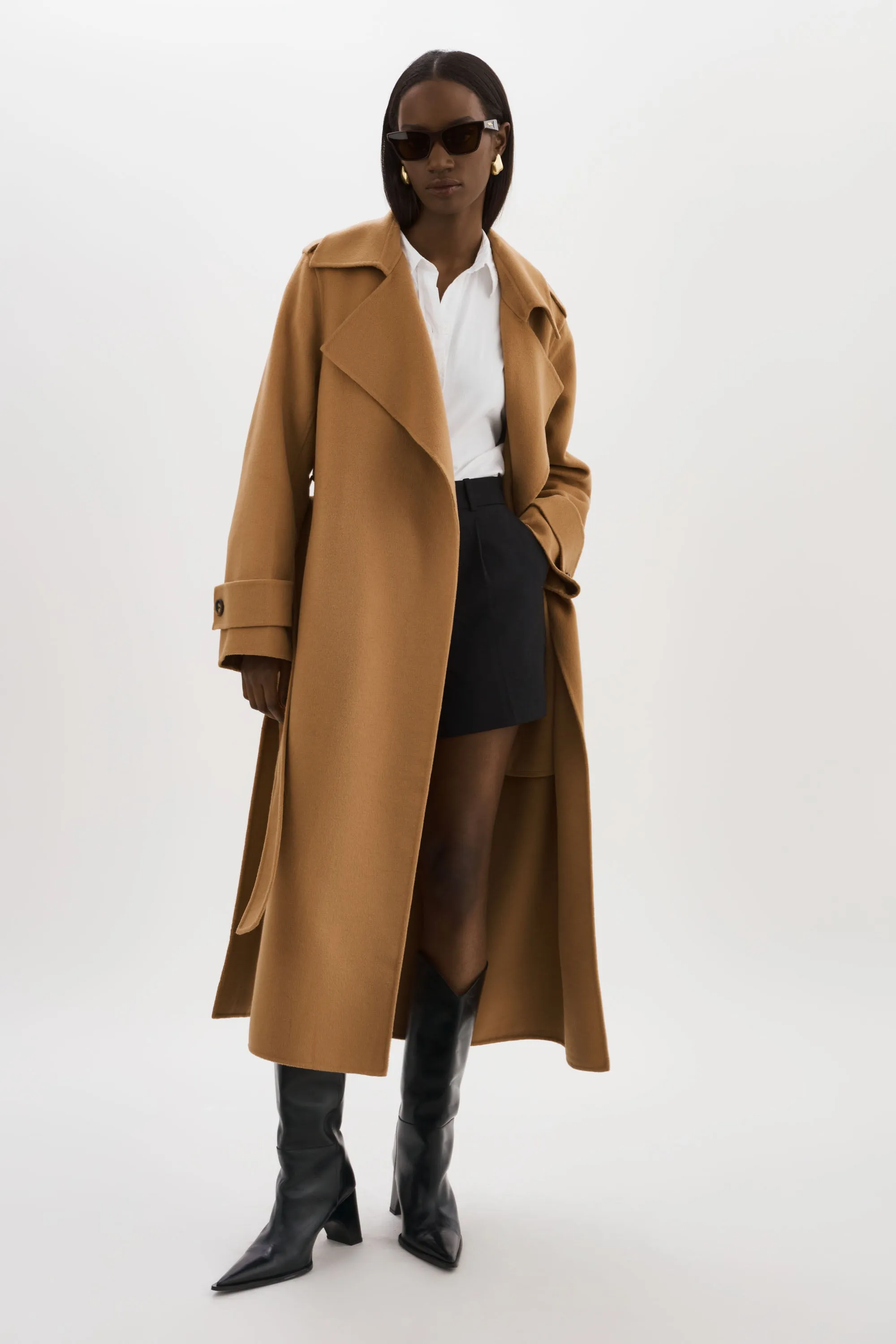 MARGARET | Wool Trench Coat sold by LAMARQUE product image thumbnail 2