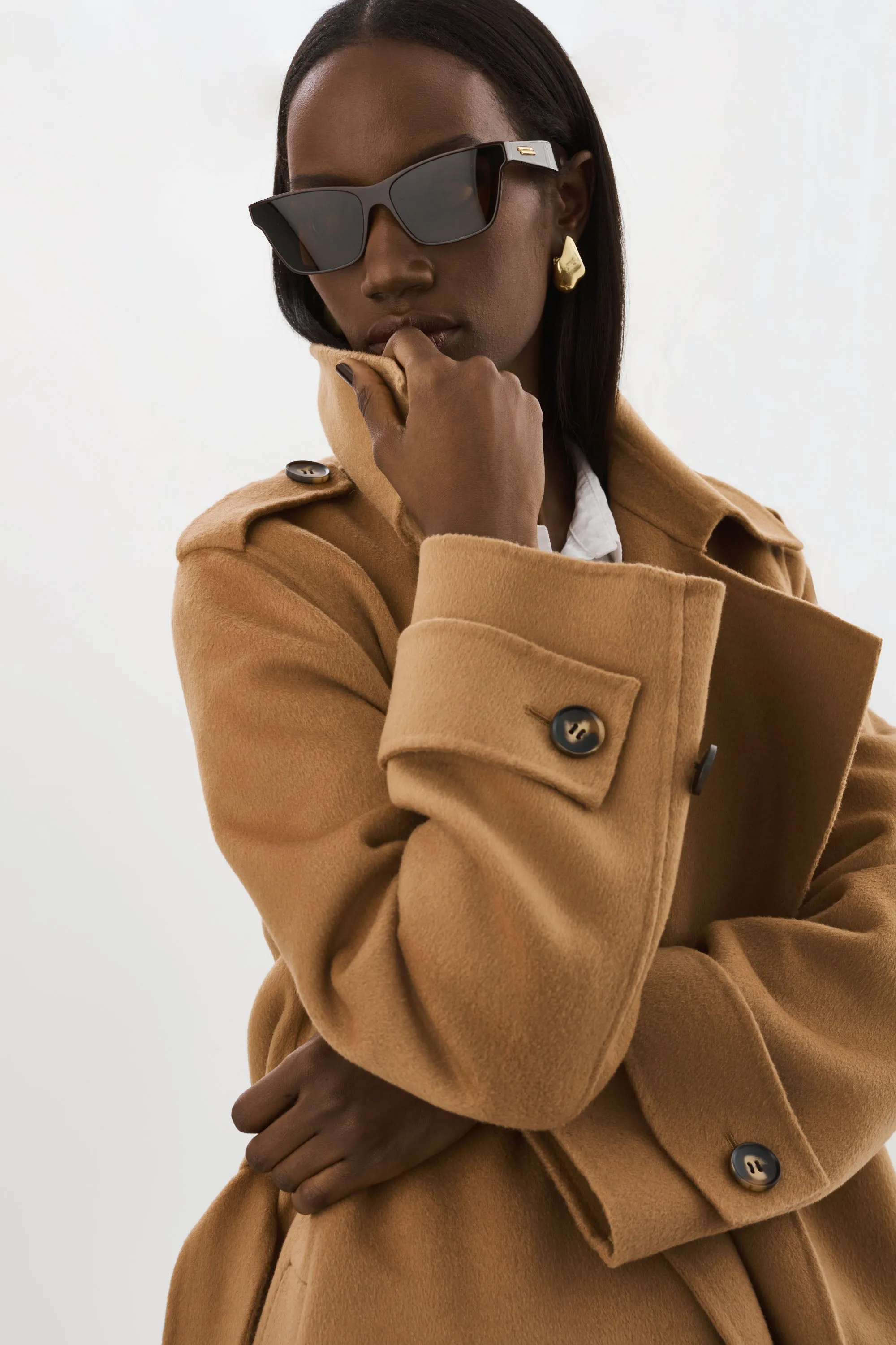 MARGARET | Wool Trench Coat sold by LAMARQUE product image thumbnail 3