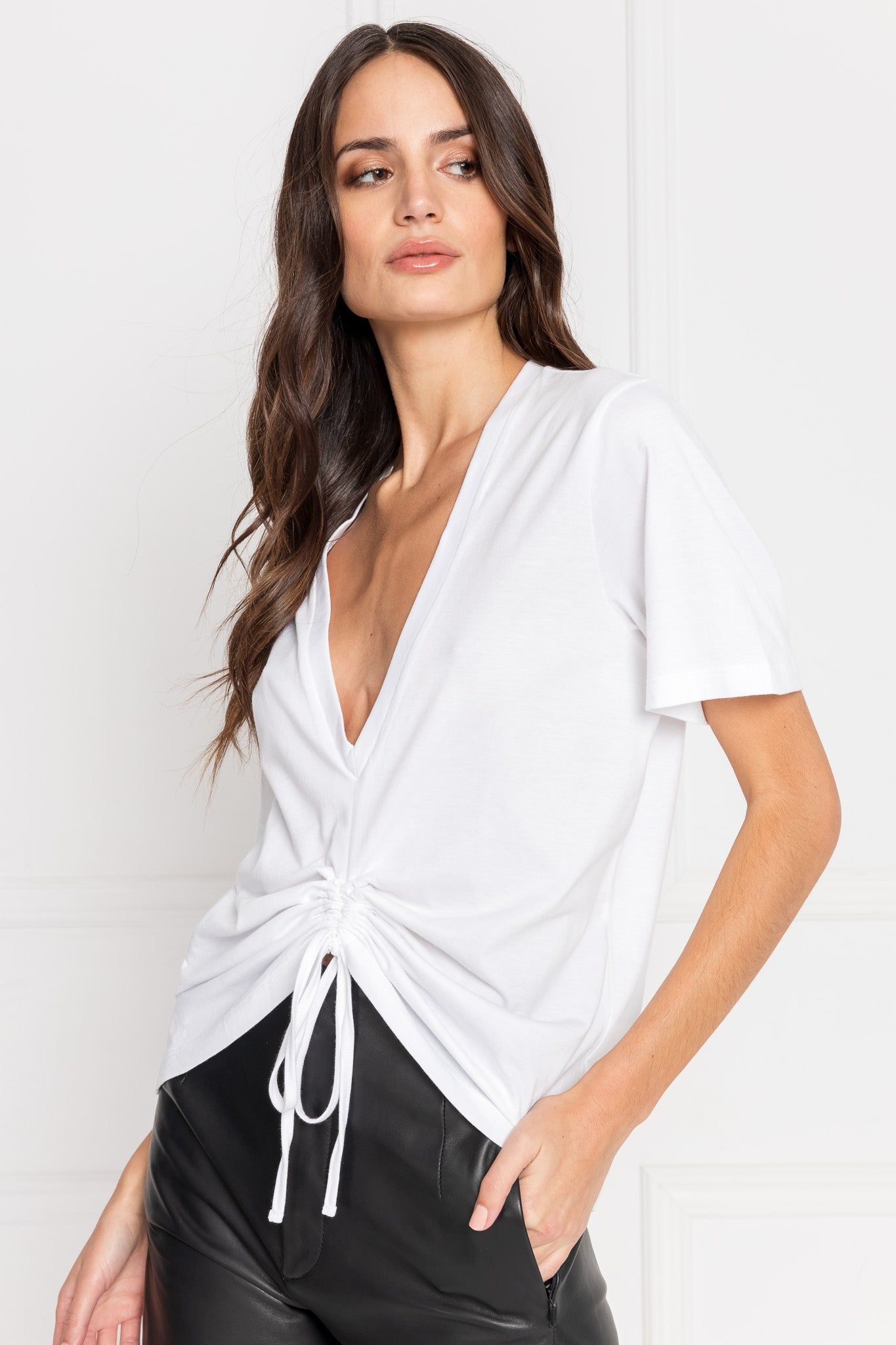 ENYA Ruched Tee sold by La Marque product image thumbnail 2