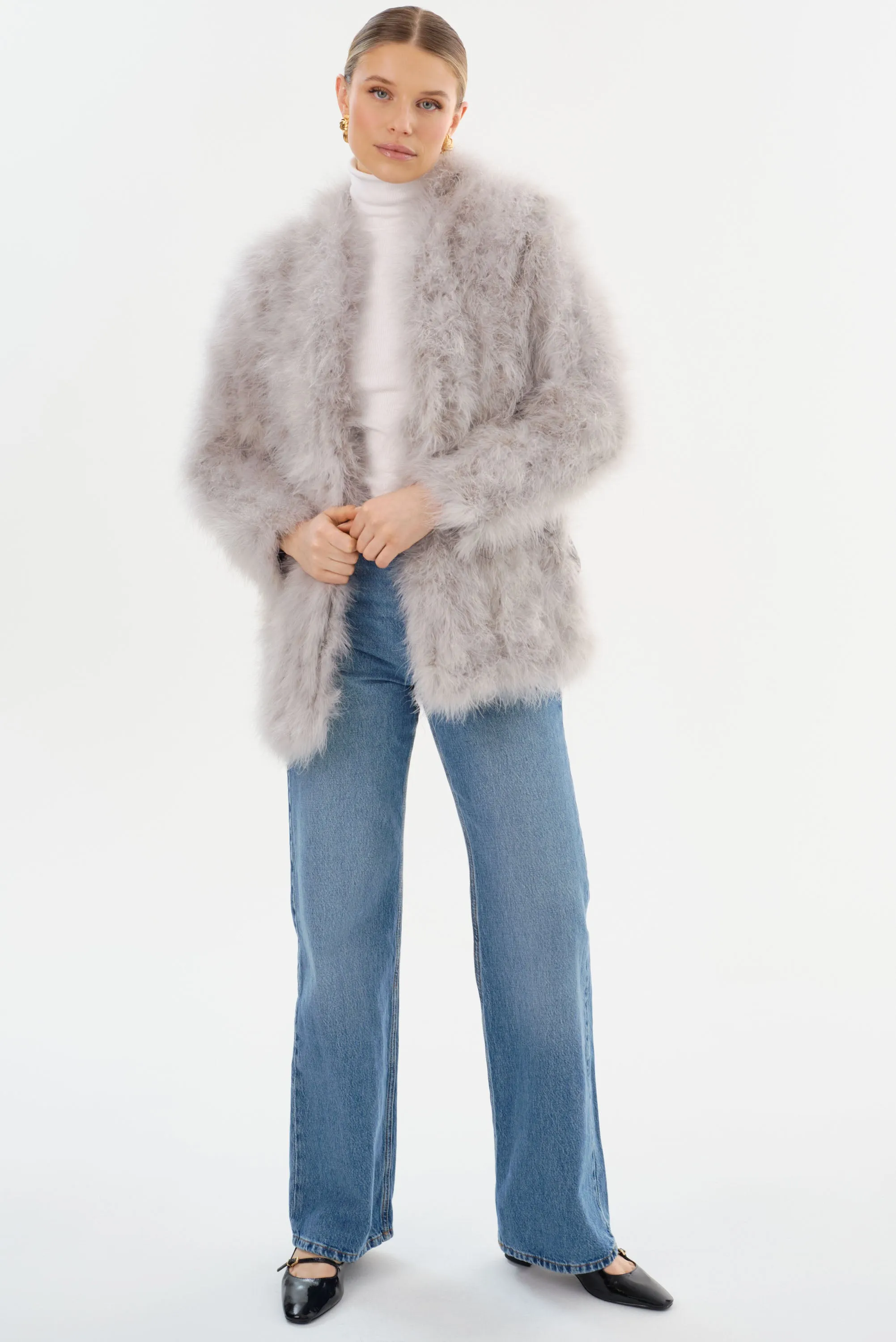 RABEA | Feather Coat sold by LAMARQUE product image thumbnail 3