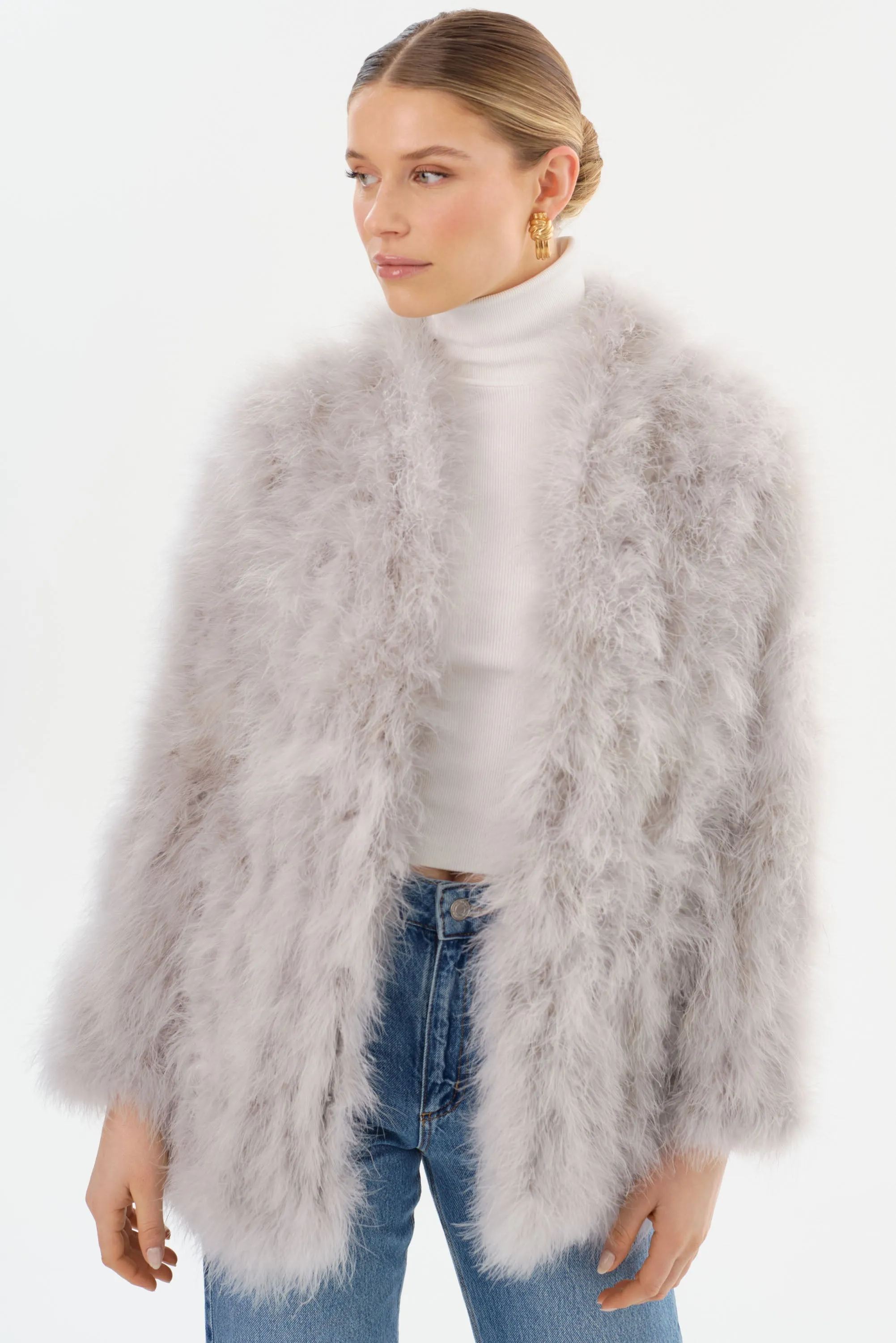 RABEA | Feather Coat sold by LAMARQUE product image thumbnail 2