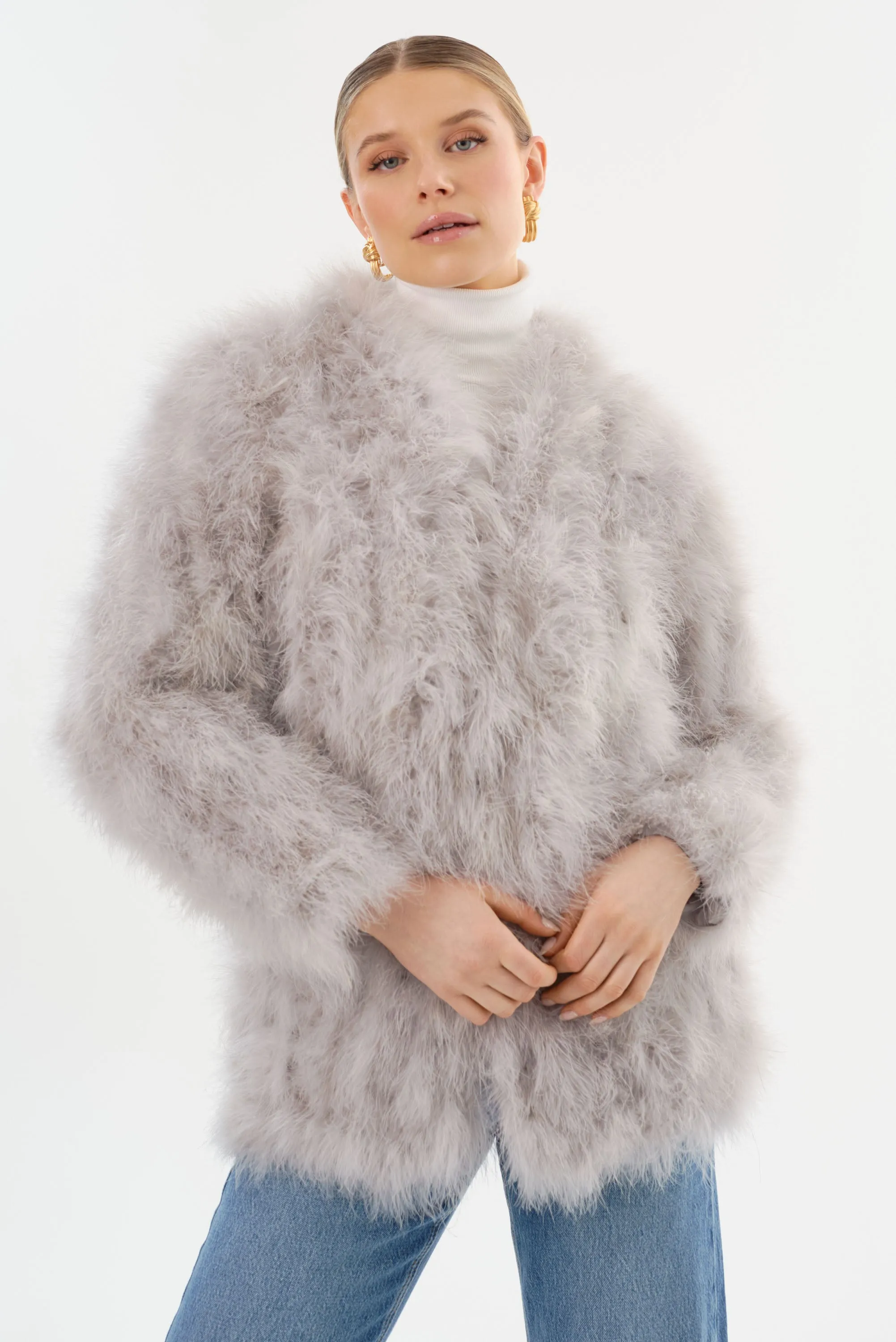 RABEA | Feather Coat sold by LAMARQUE product image thumbnail 5