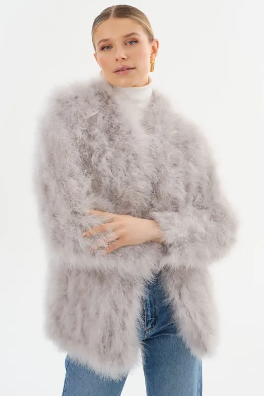 RABEA | Feather Coat sold by La Marque