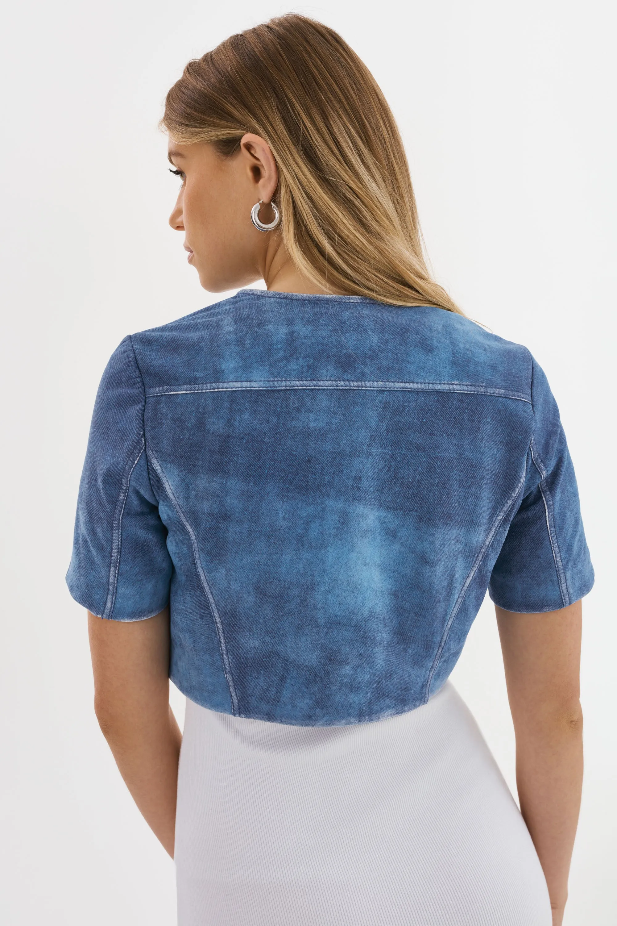 KIRSI | Cropped Biker Jacket sold by LAMARQUE product image thumbnail 5