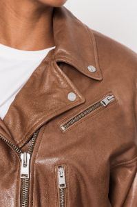 DYLAN | 80's Leather Biker Jacket sold by La Marque