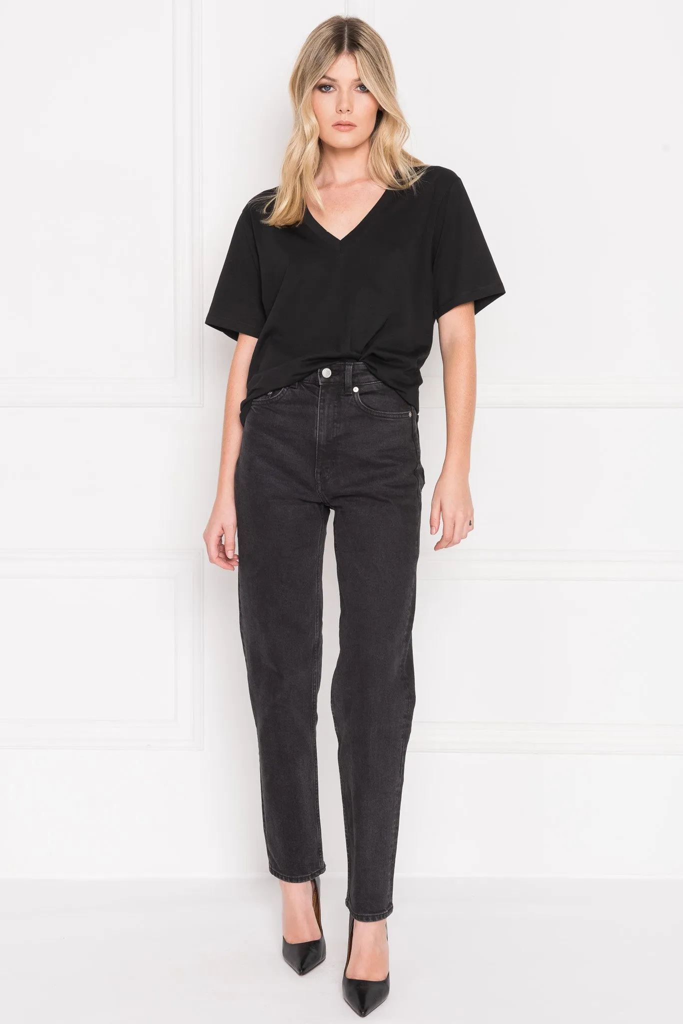 CECILIA | Deep V-neck Tee sold by LAMARQUE product image thumbnail 3