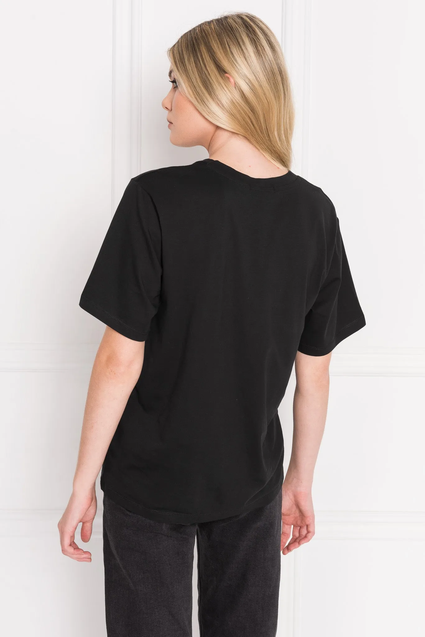 CECILIA | Deep V-neck Tee sold by LAMARQUE product image thumbnail 4