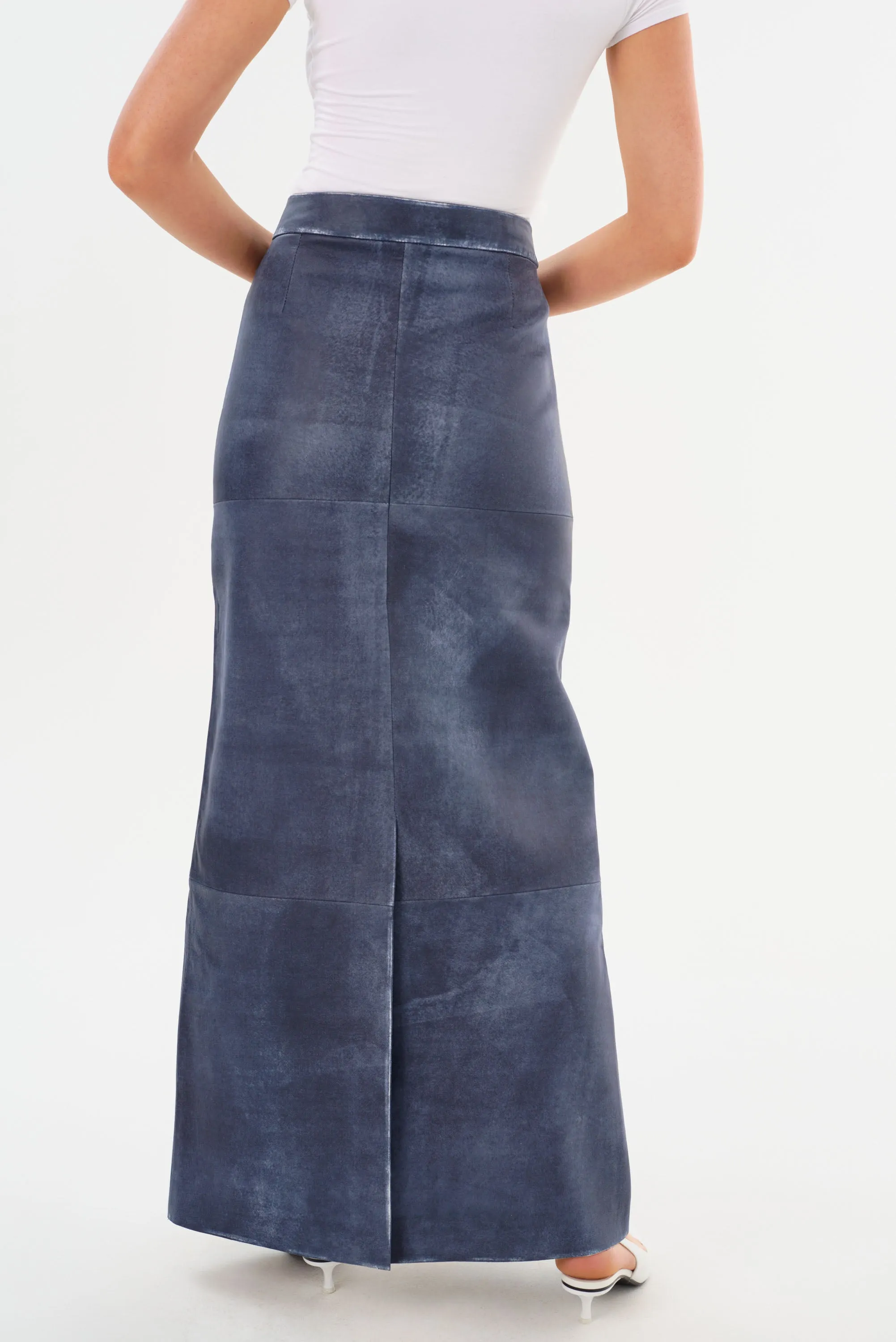 MARIETTE | Leather Maxi Skirt sold by LAMARQUE product image thumbnail 4