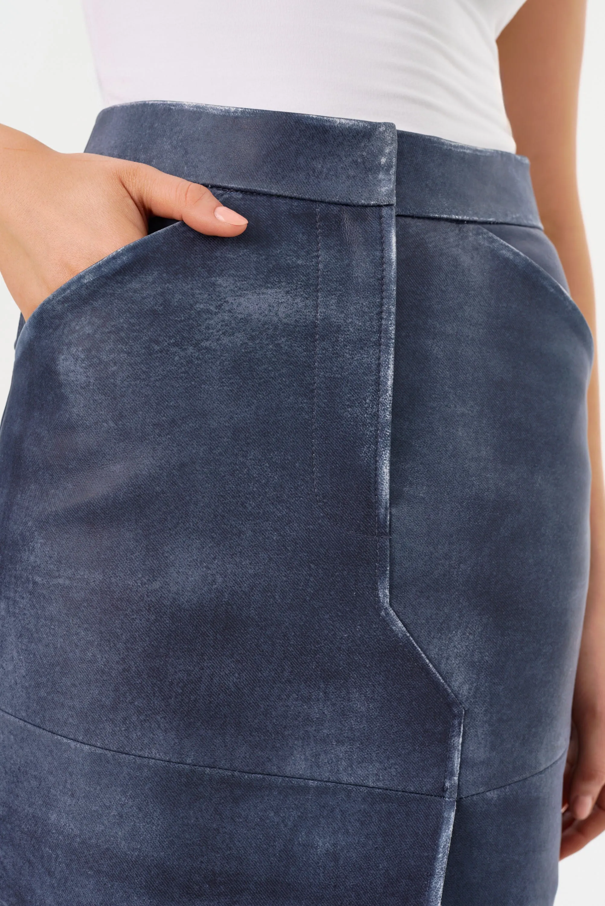 MARIETTE | Leather Maxi Skirt sold by LAMARQUE product image thumbnail 5