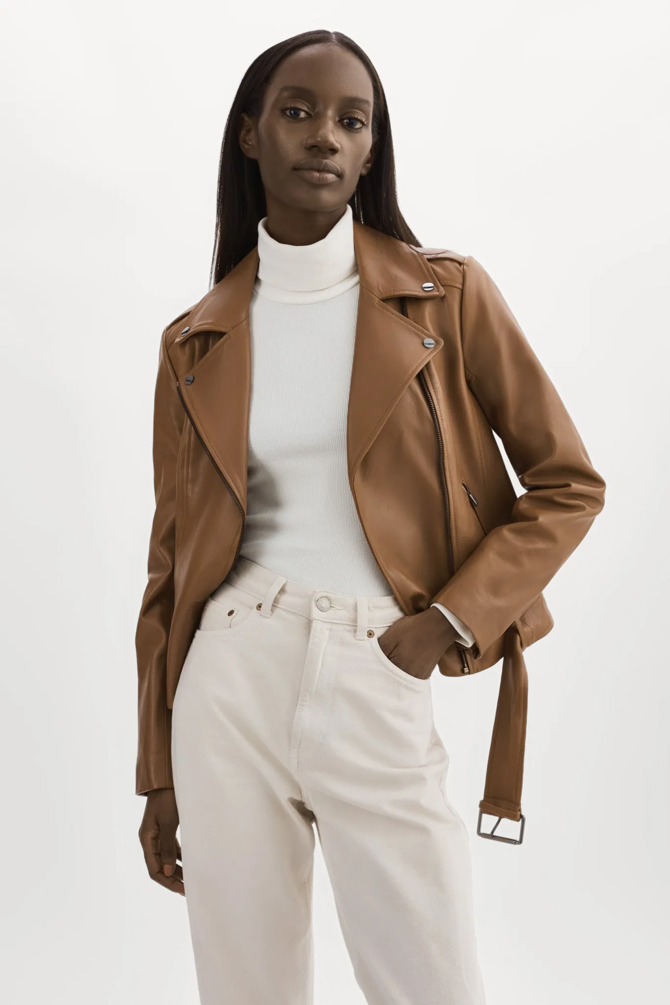 ELEKTRA | Leather Biker Jacket sold by La Marque