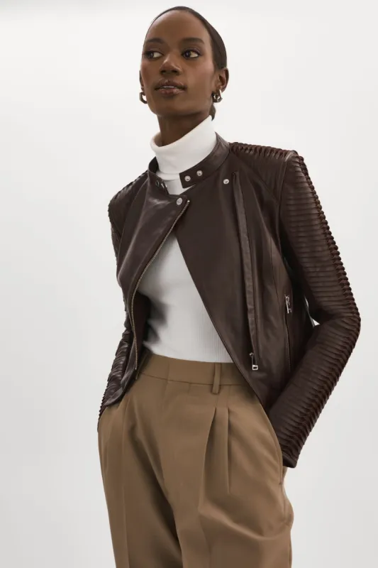 AZRA | Leather Jacket sold by La Marque