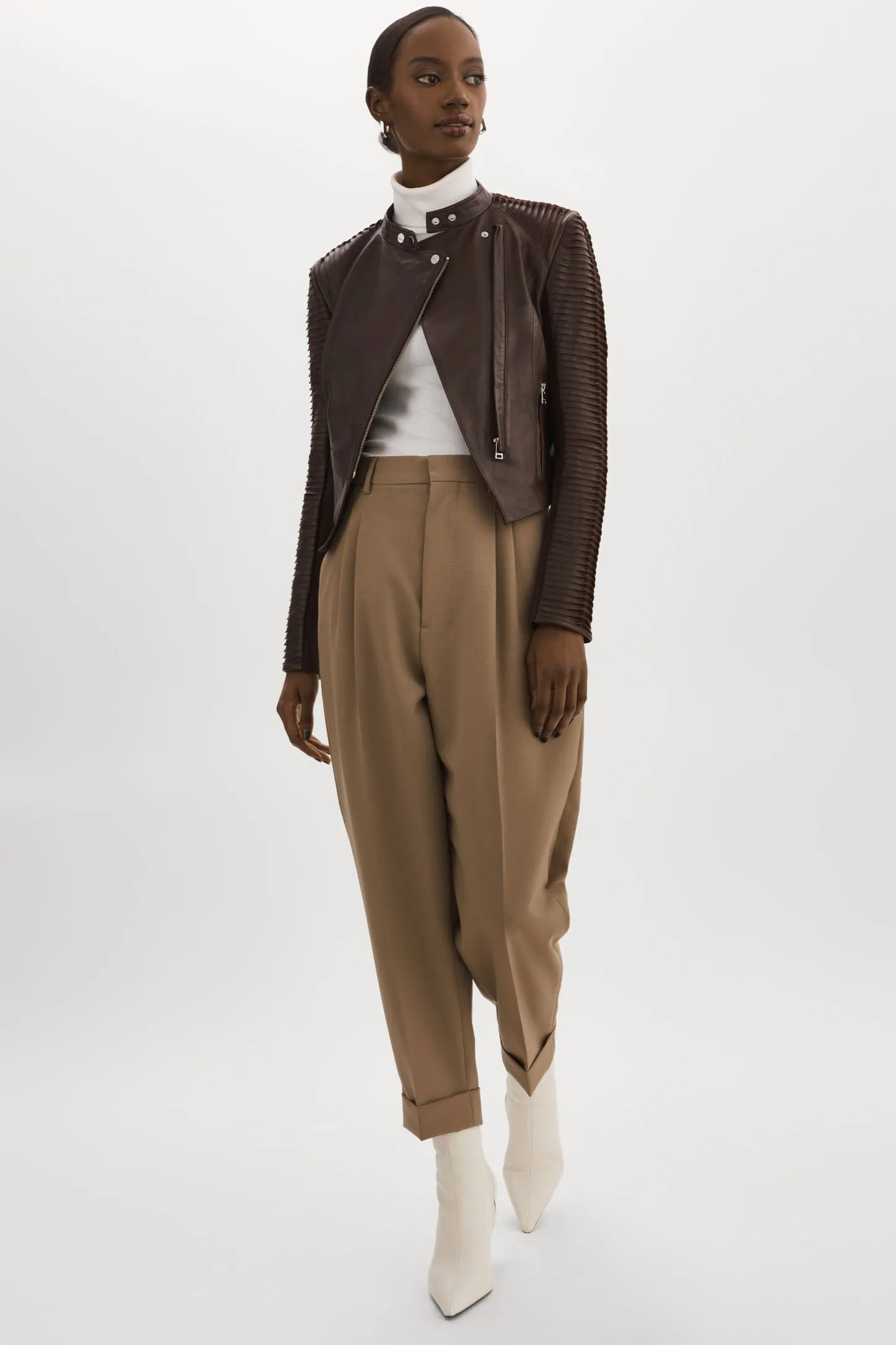 AZRA | Leather Jacket sold by La Marque product image thumbnail 3