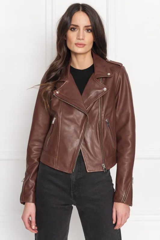 DONNA | Iconic Leather Biker Jacket sold by La Marque