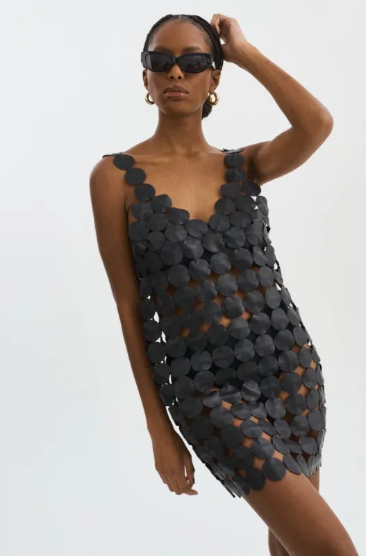 MALIA | Multi Circle Mini Dress made by La Marque