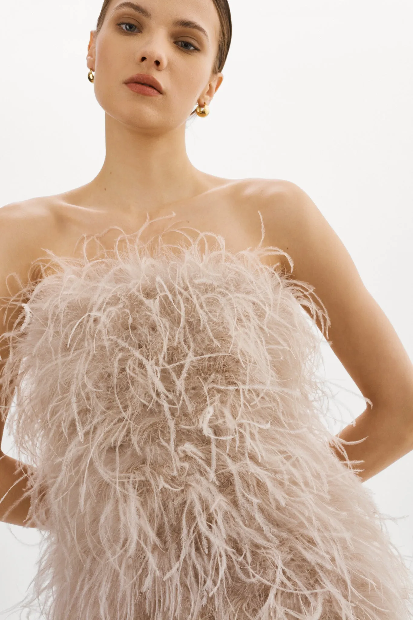 TRIANA | Feather Dress sold by LAMARQUE product image thumbnail 5