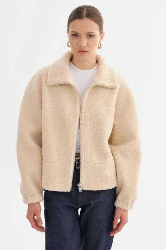 JAYNA | Sherpa Jacket sold by LAMARQUE