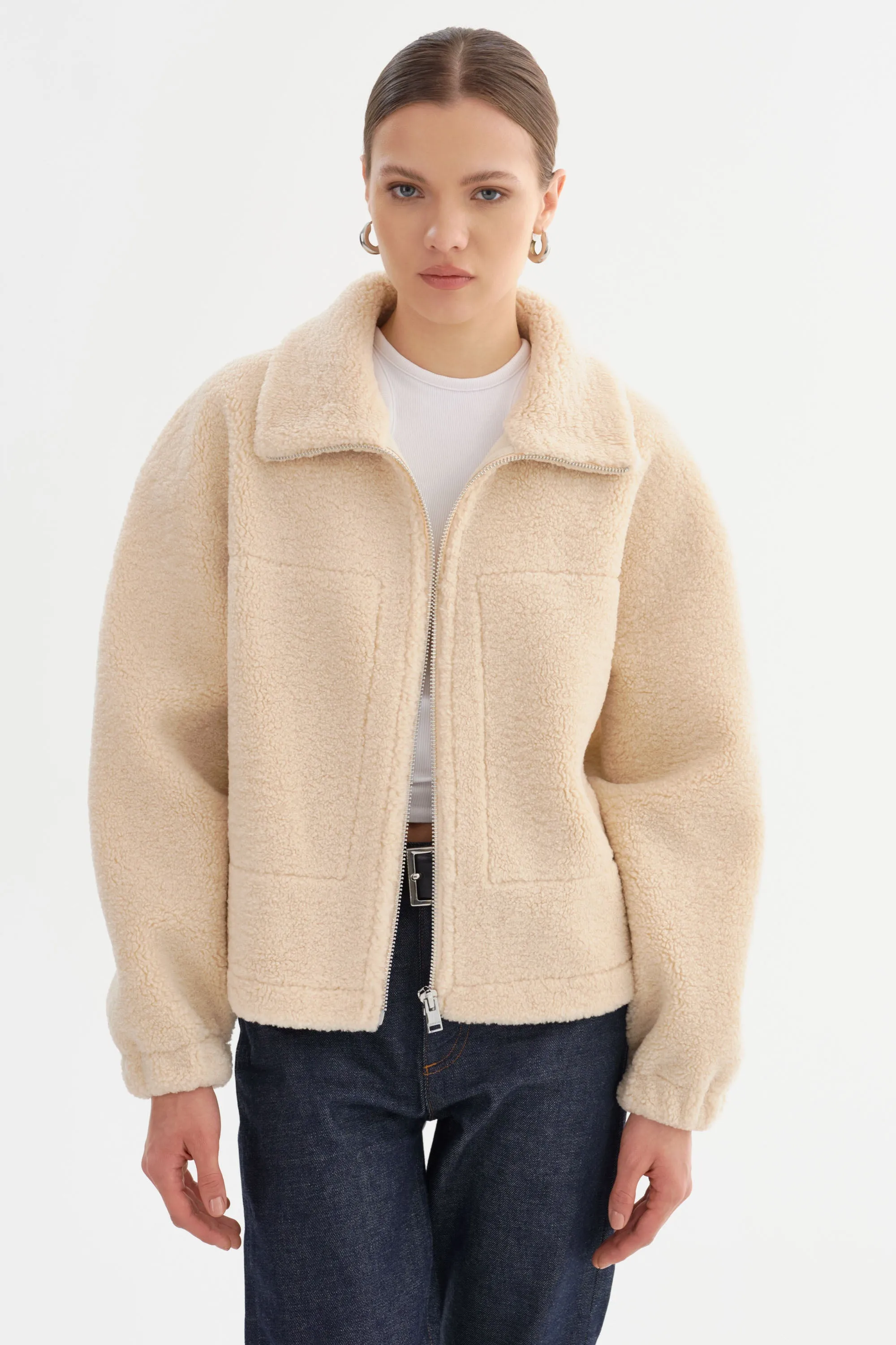 JAYNA | Sherpa Jacket sold by LAMARQUE