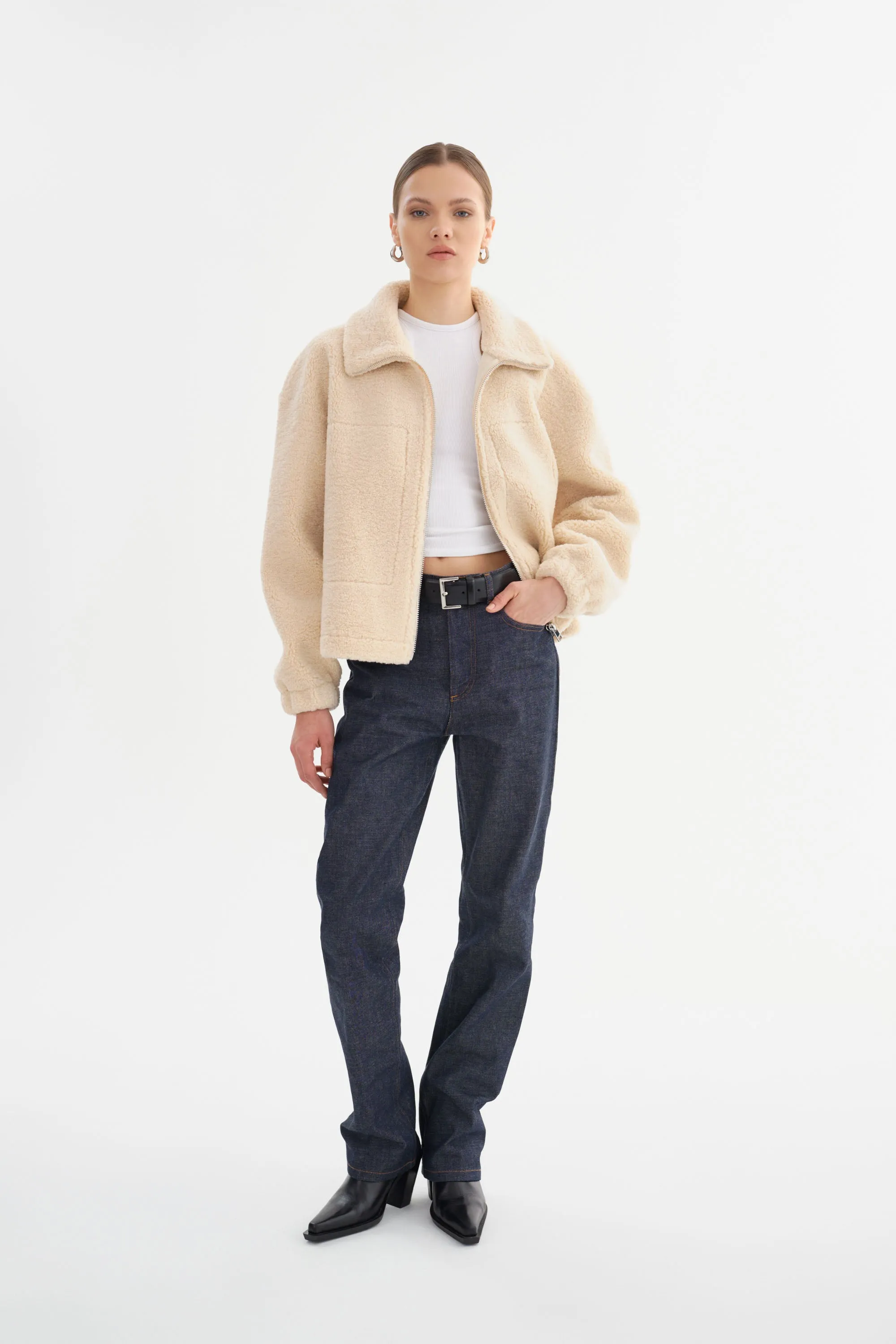 JAYNA | Sherpa Jacket sold by LAMARQUE product image thumbnail 4