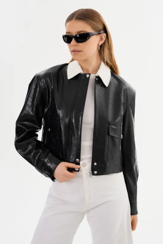 BRAYLIN | Faux Leather Jacket sold by LAMARQUE