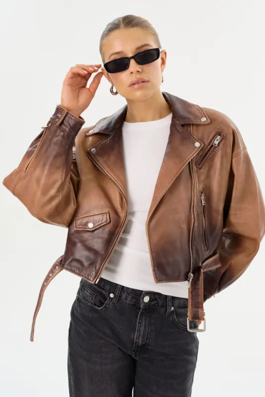 Leather Rider Bolero | Parallel