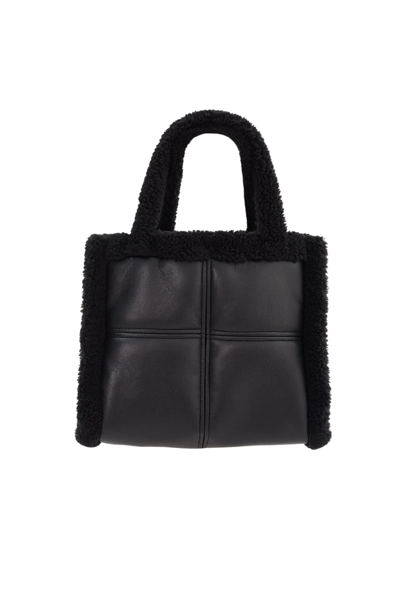 ZOEY | Sherpa Leather Tote sold by LAMARQUE