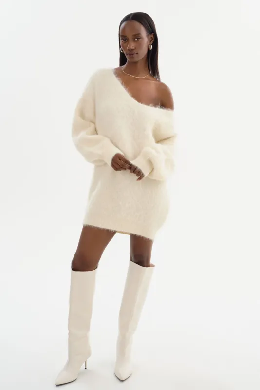 AMARIS | Wool Mini Dress sold by LAMARQUE