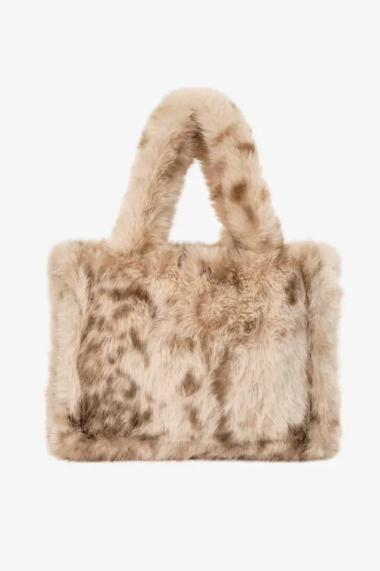JADE LEO | Faux Fur Tote Bag sold by La Marque