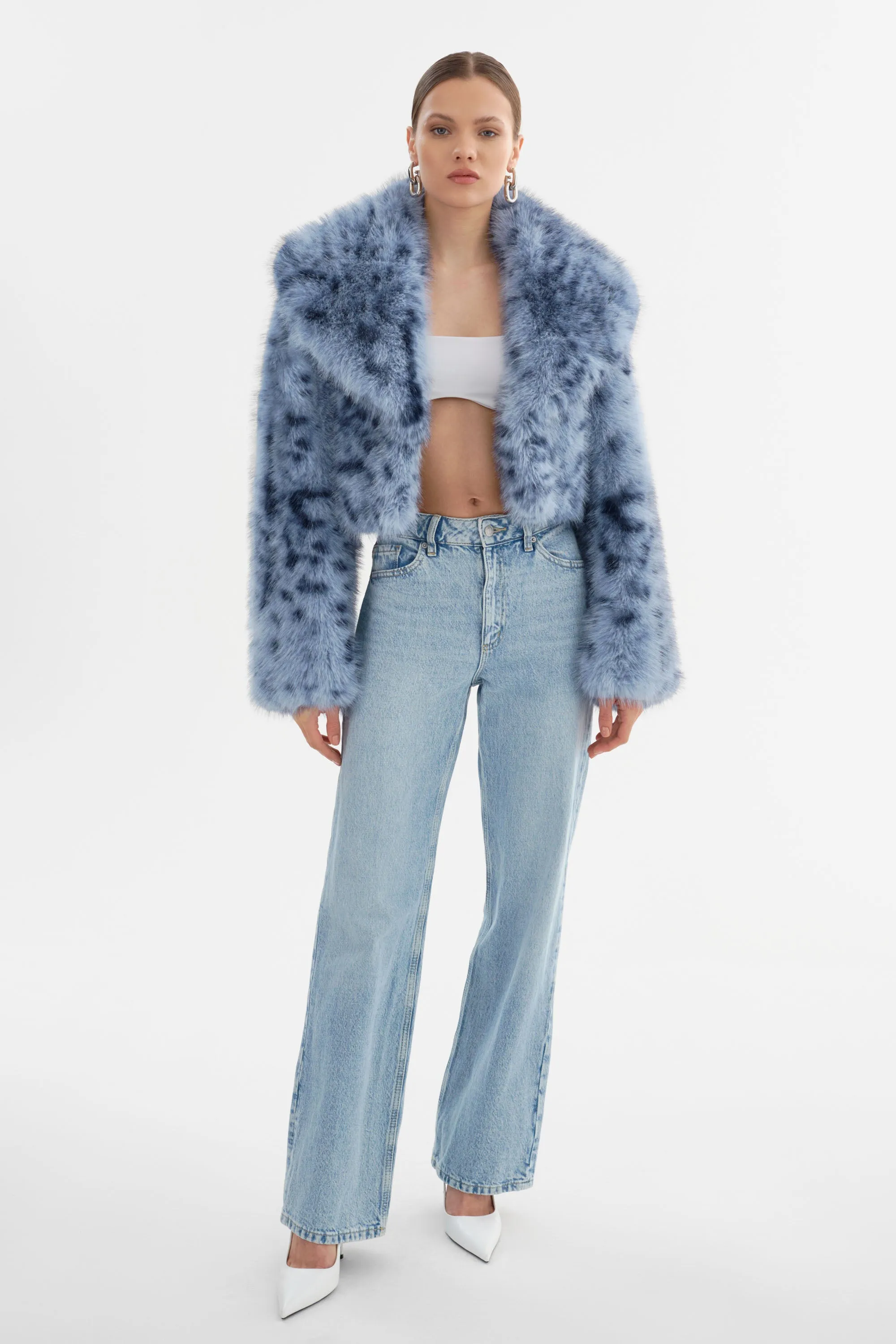 DANIKA LEO | Faux Fur Crop Jacket sold by LAMARQUE product image thumbnail 5
