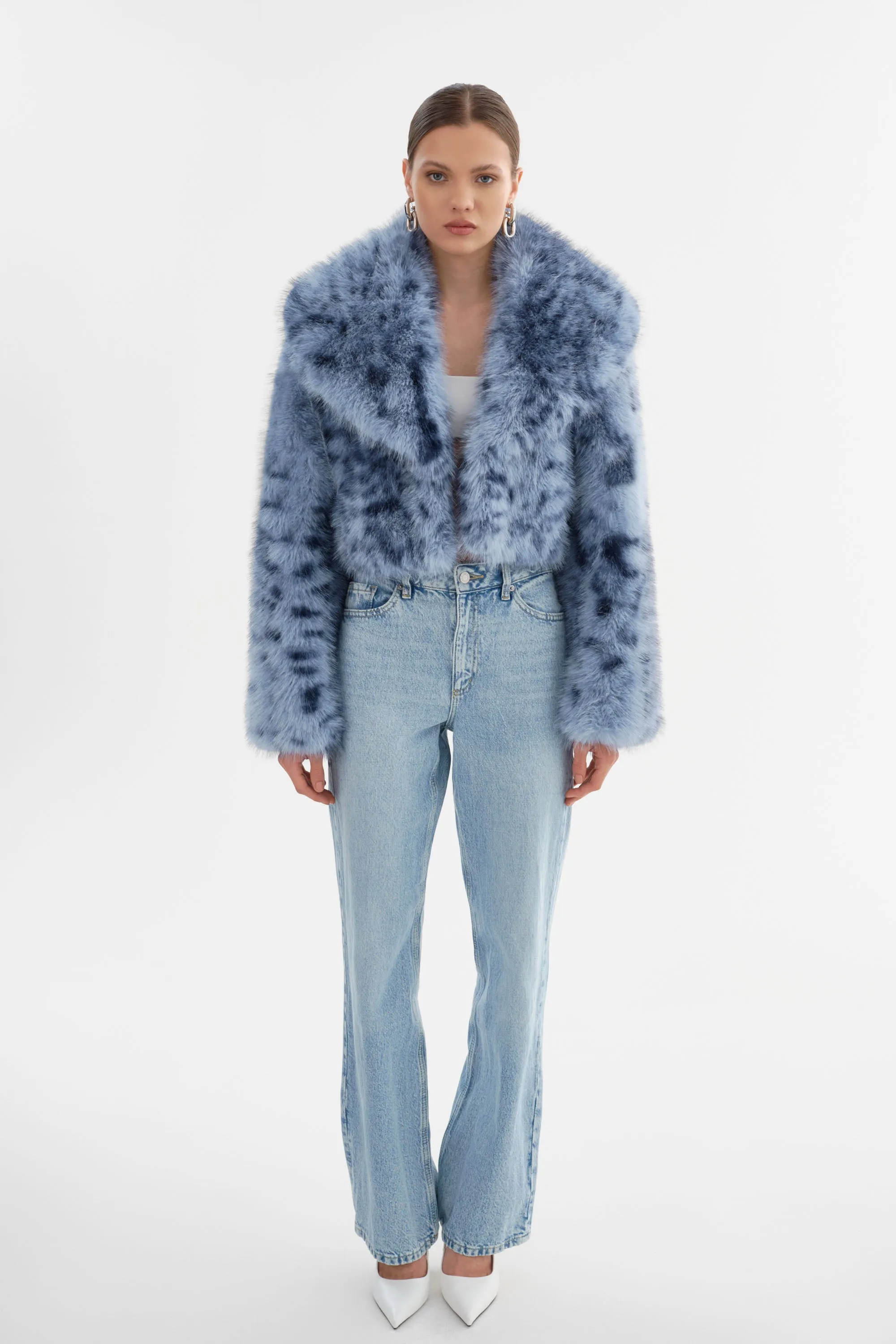 DANIKA LEO | Faux Fur Crop Jacket sold by LAMARQUE product image thumbnail 4