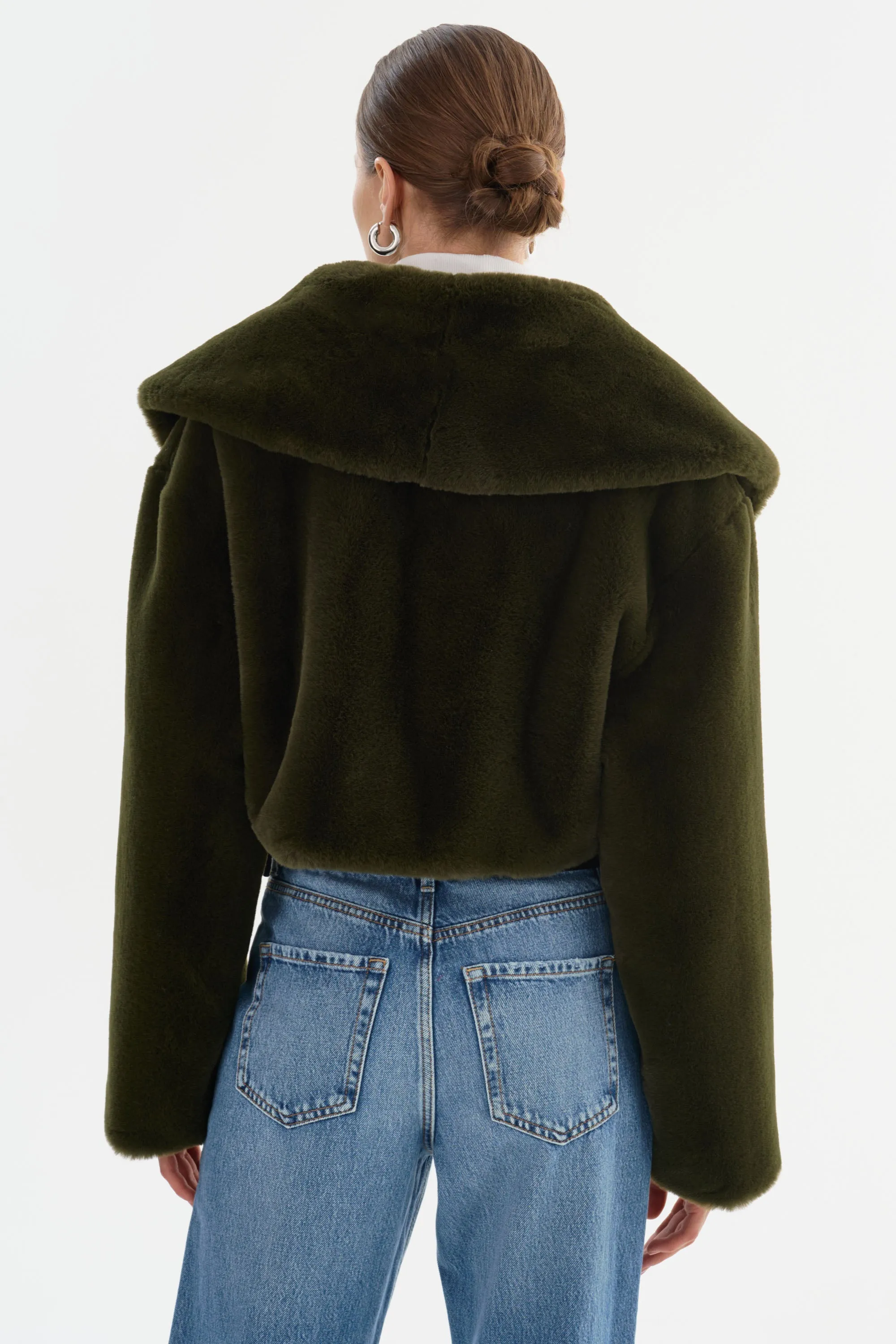 DANIKA | Cropped Faux Fur Jacket sold by LAMARQUE product image thumbnail 5