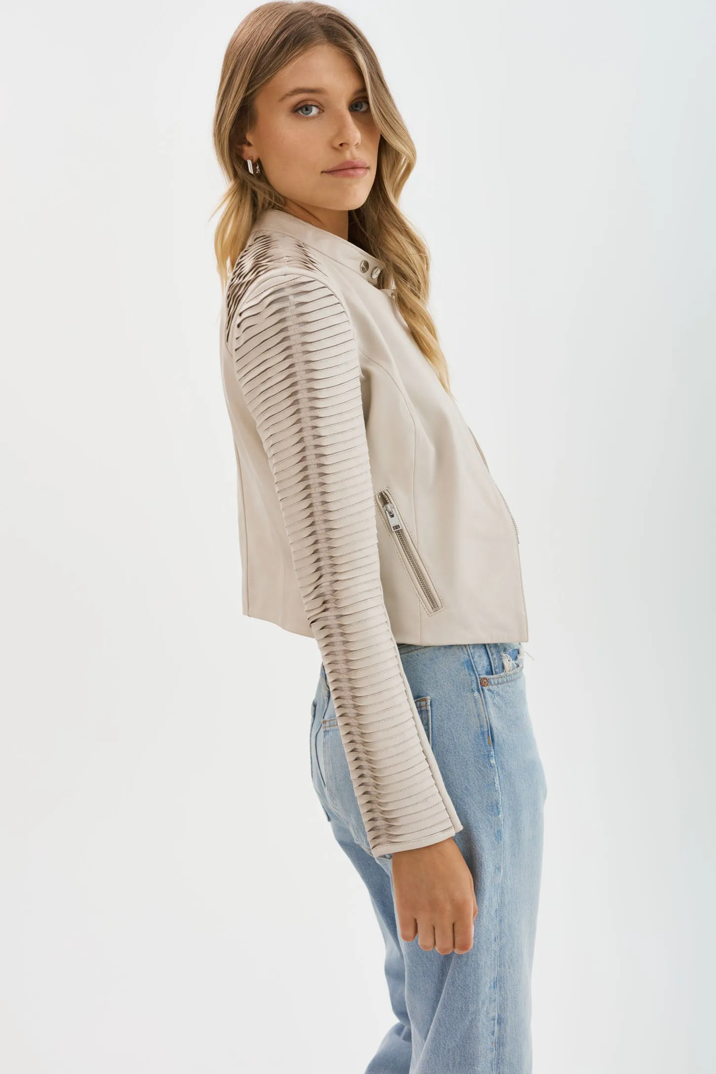 AZRA | Leather Jacket sold by LAMARQUE product image thumbnail 4