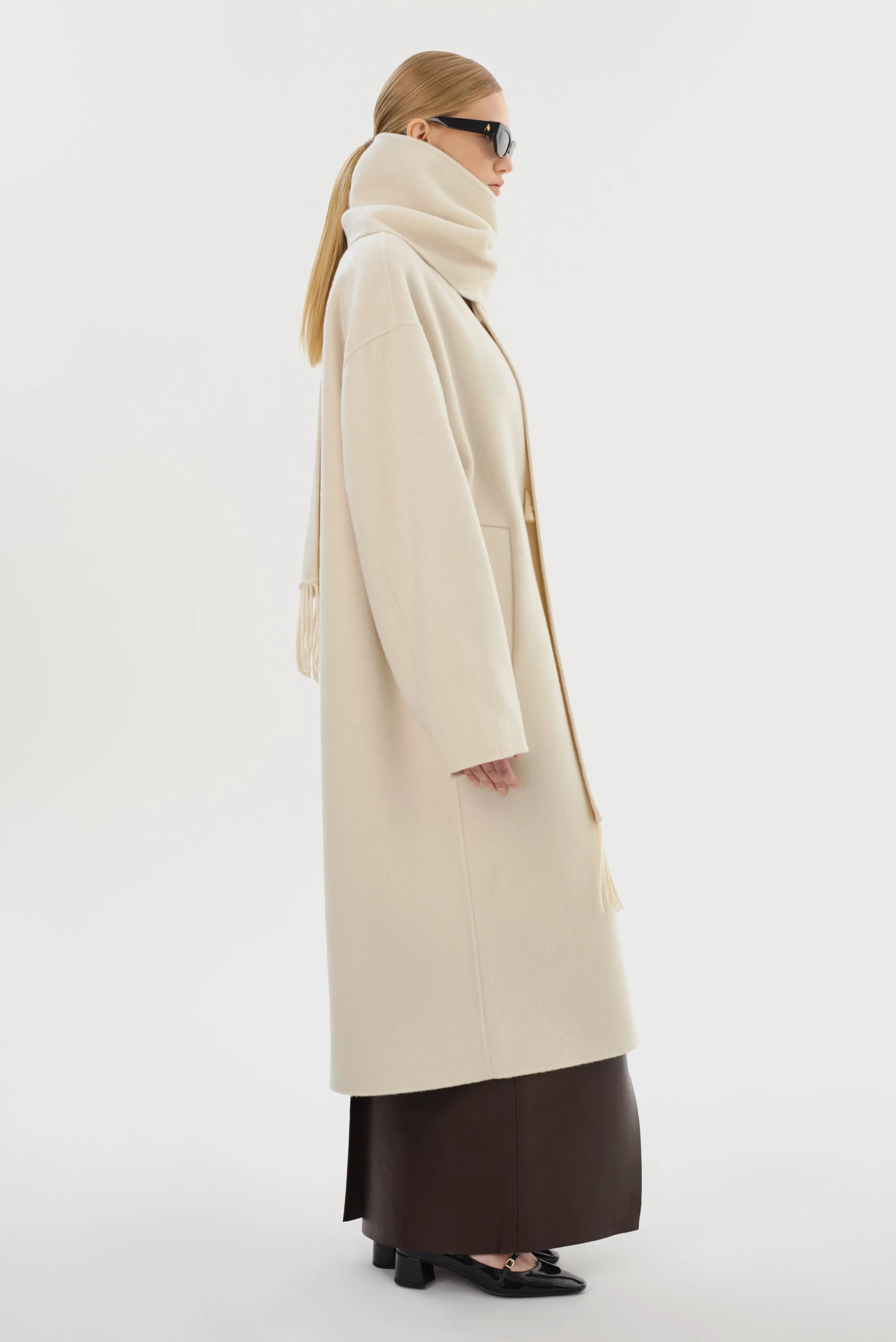 TWILA | Wool Scarf Coat sold by LAMARQUE product image thumbnail 5