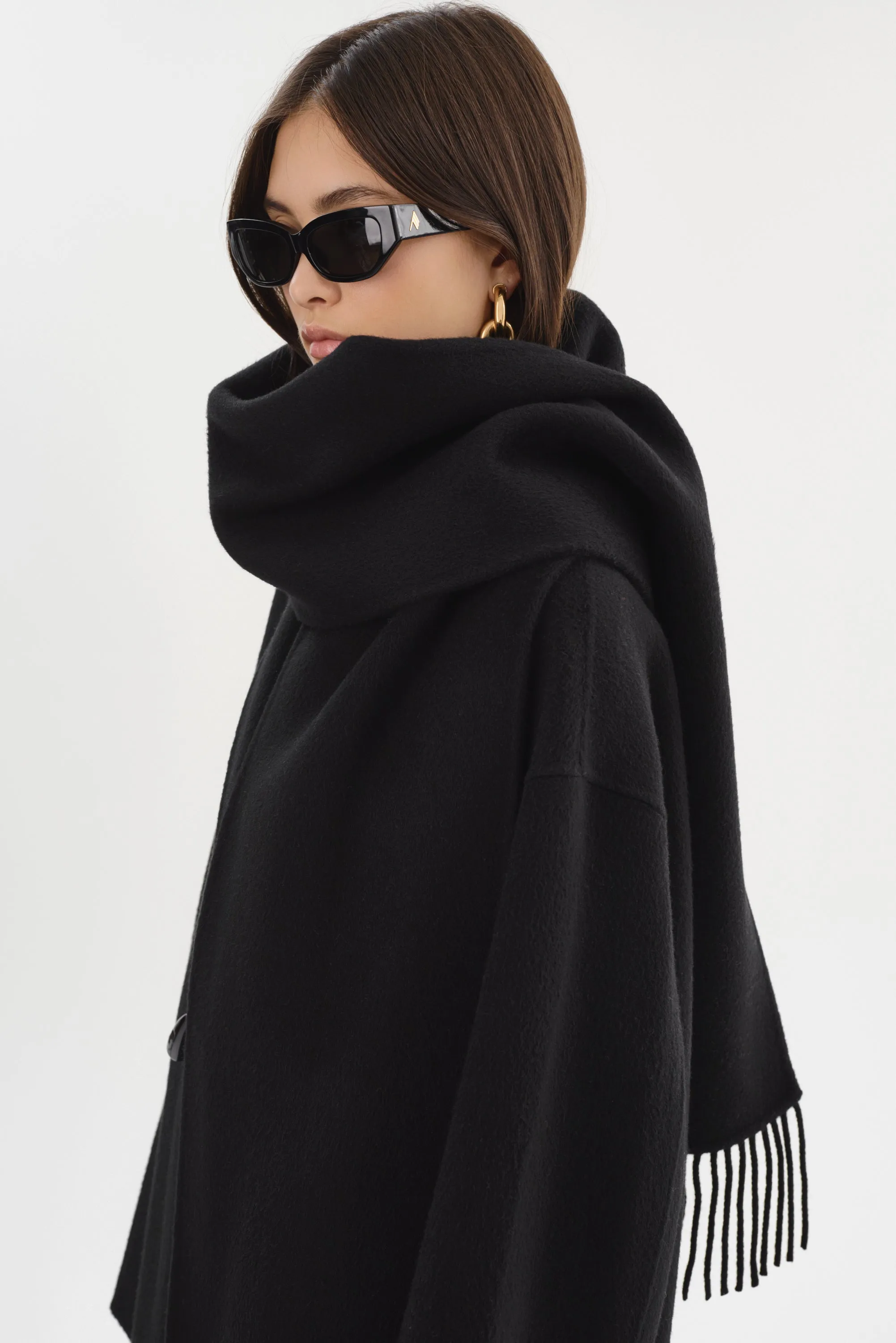 TWILA | Wool Scarf Coat sold by LAMARQUE product image thumbnail 5