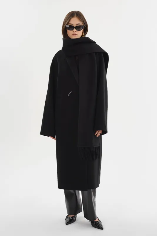 TWILA | Wool Scarf Coat sold by La Marque