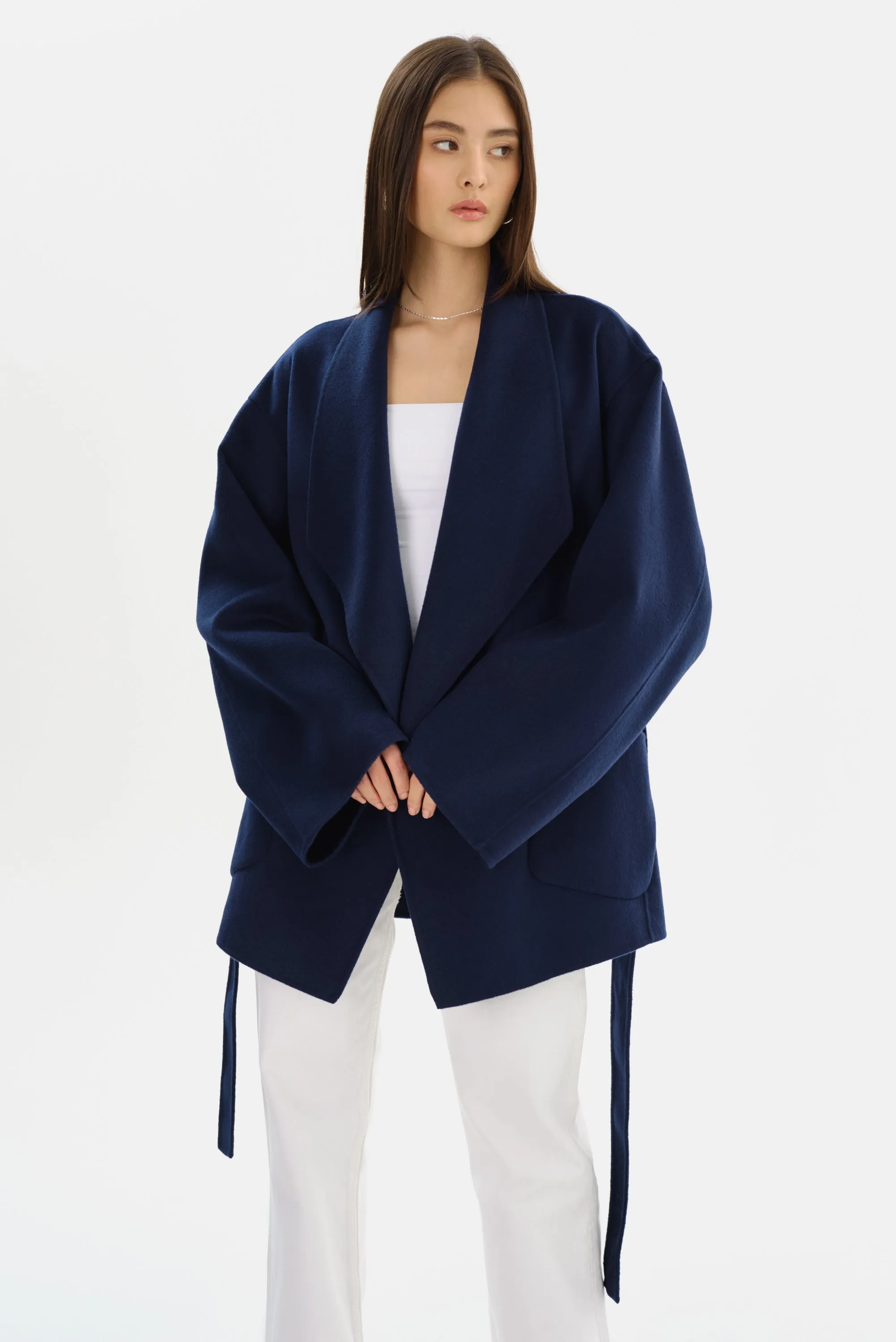MEKIA | Double Face Wool Coat sold by LAMARQUE product image thumbnail 3