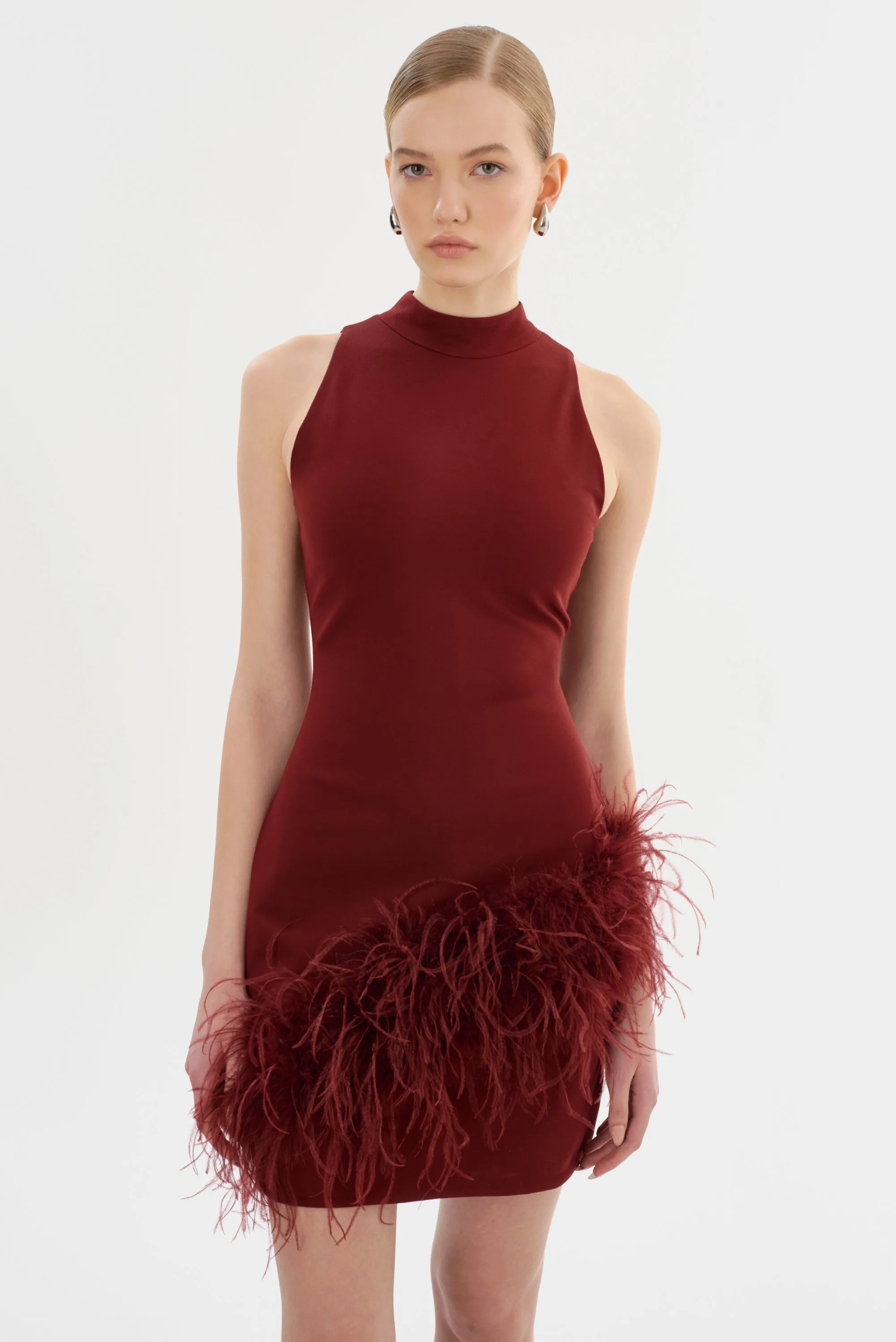 GEORGINA | Mock Neck Dress sold by LAMARQUE product image thumbnail 3