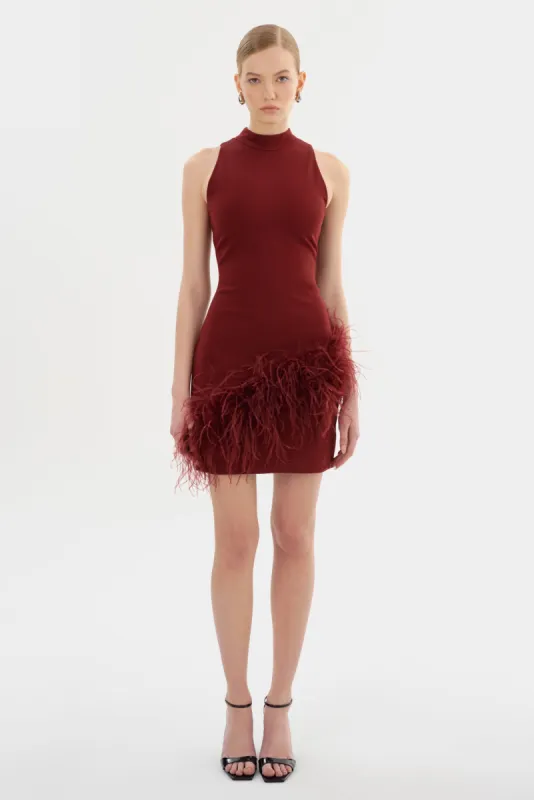 GEORGINA | Mock Neck Dress sold by La Marque