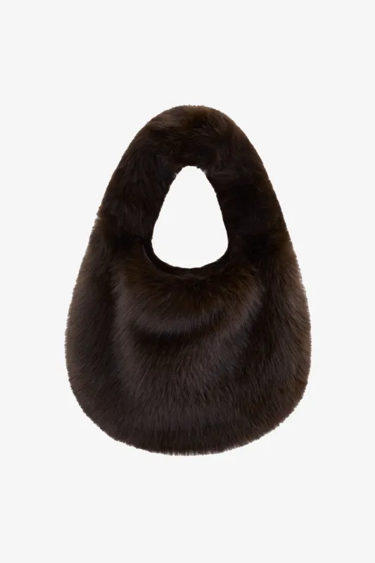 BONNIE | Faux Fur Hobo Bag sold by La Marque