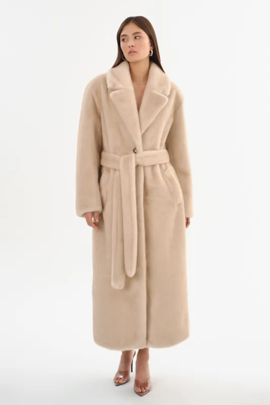 DARELLE | Oversized Faux Fur Maxi Coat sold by LAMARQUE