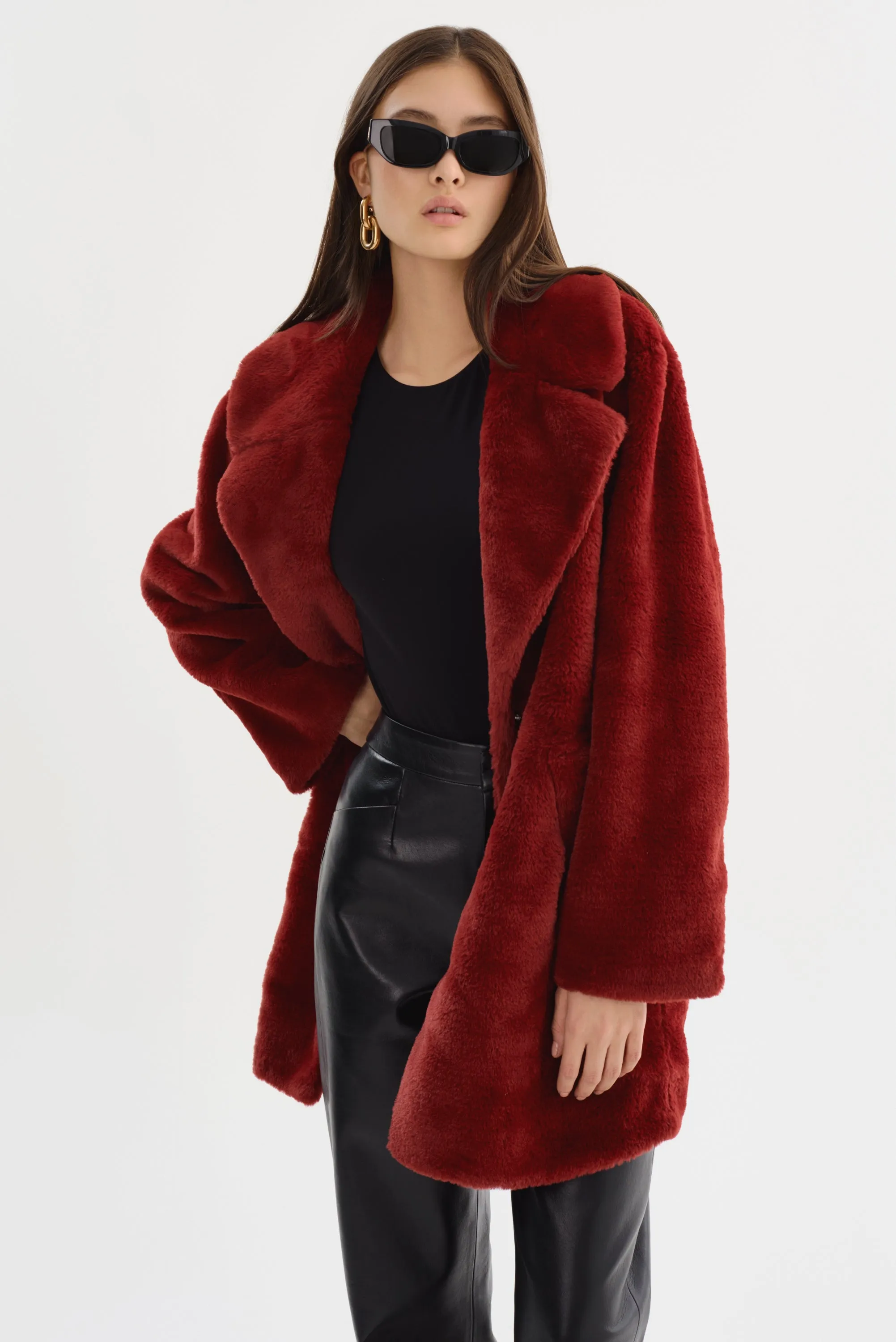 LINNEA | Faux Fur Coat sold by LAMARQUE product image thumbnail 3