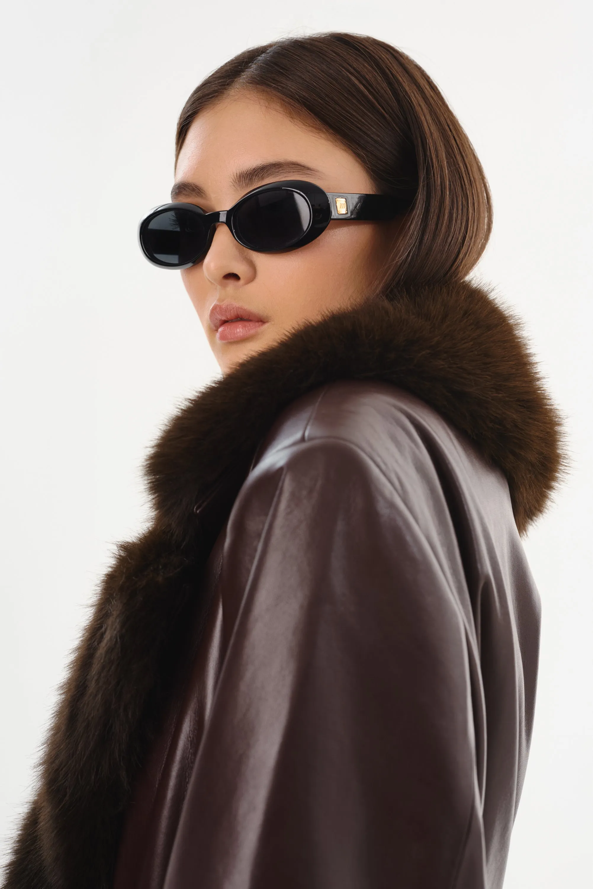 SARITA | Recycled Leather Maxi Coat sold by LAMARQUE product image thumbnail 5