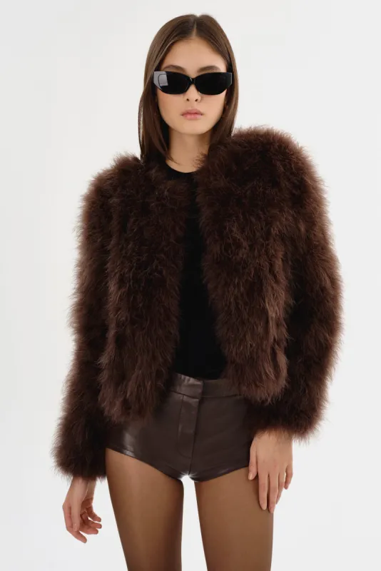 DEORA | Feather Jacket sold by La Marque