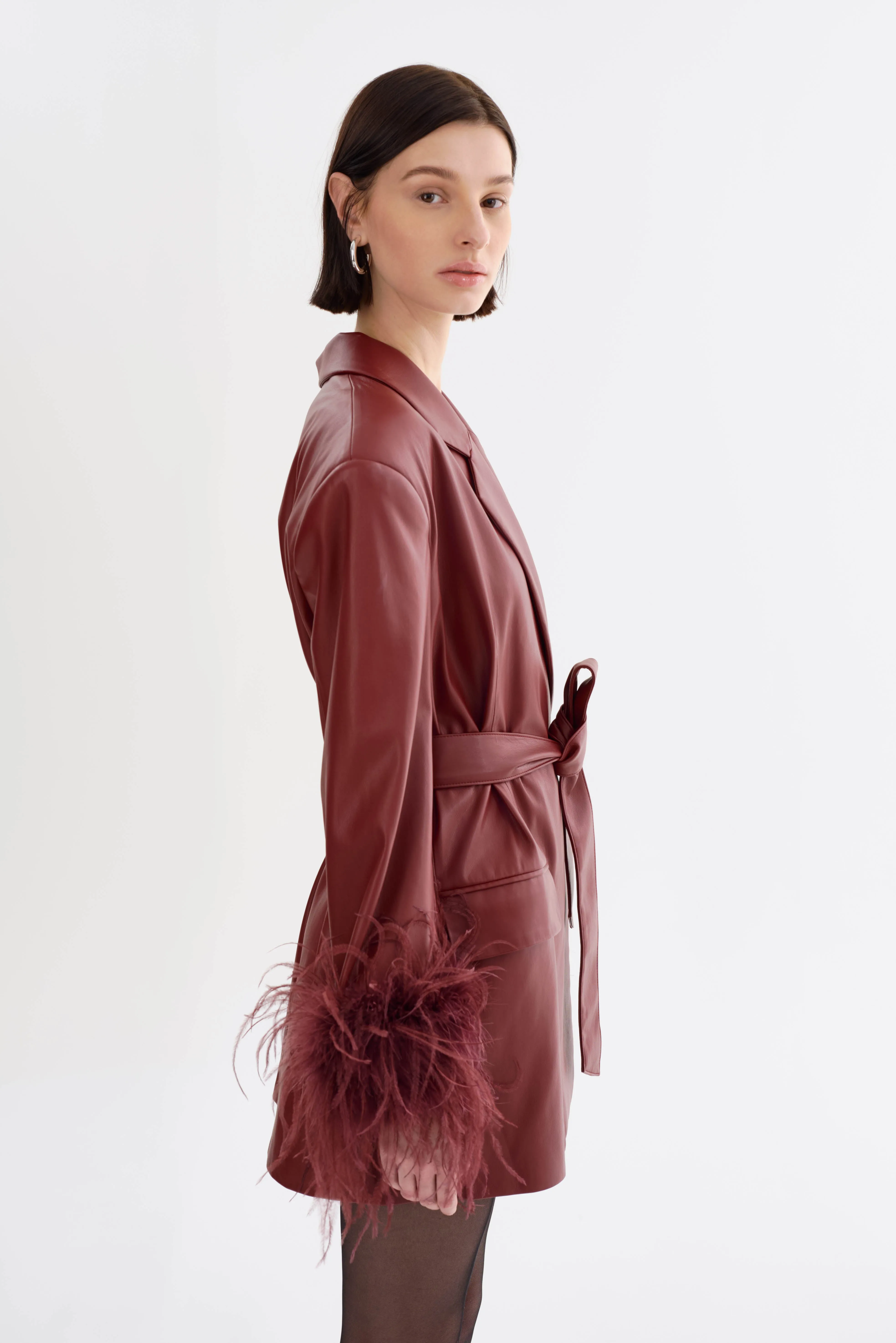 GALIA | Feather Trim Blazer sold by La Marque product image thumbnail 4