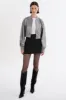 EVELIN | Faux Leather Cropped Bomber sold by La Marque