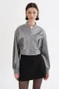 EVELIN | Faux Leather Cropped Bomber sold by La Marque