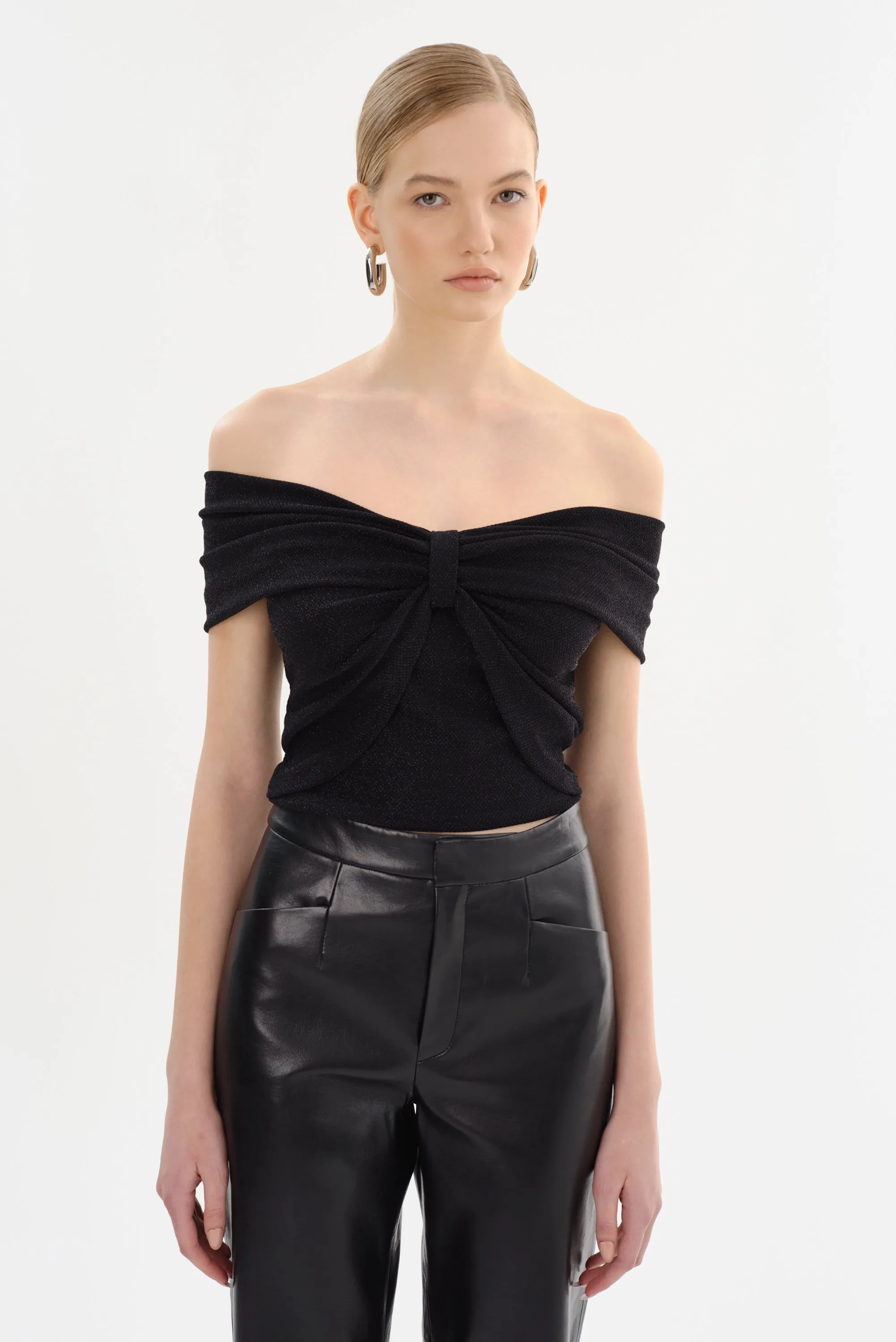 CAMELIA | Lurex Knit Top sold by LAMARQUE