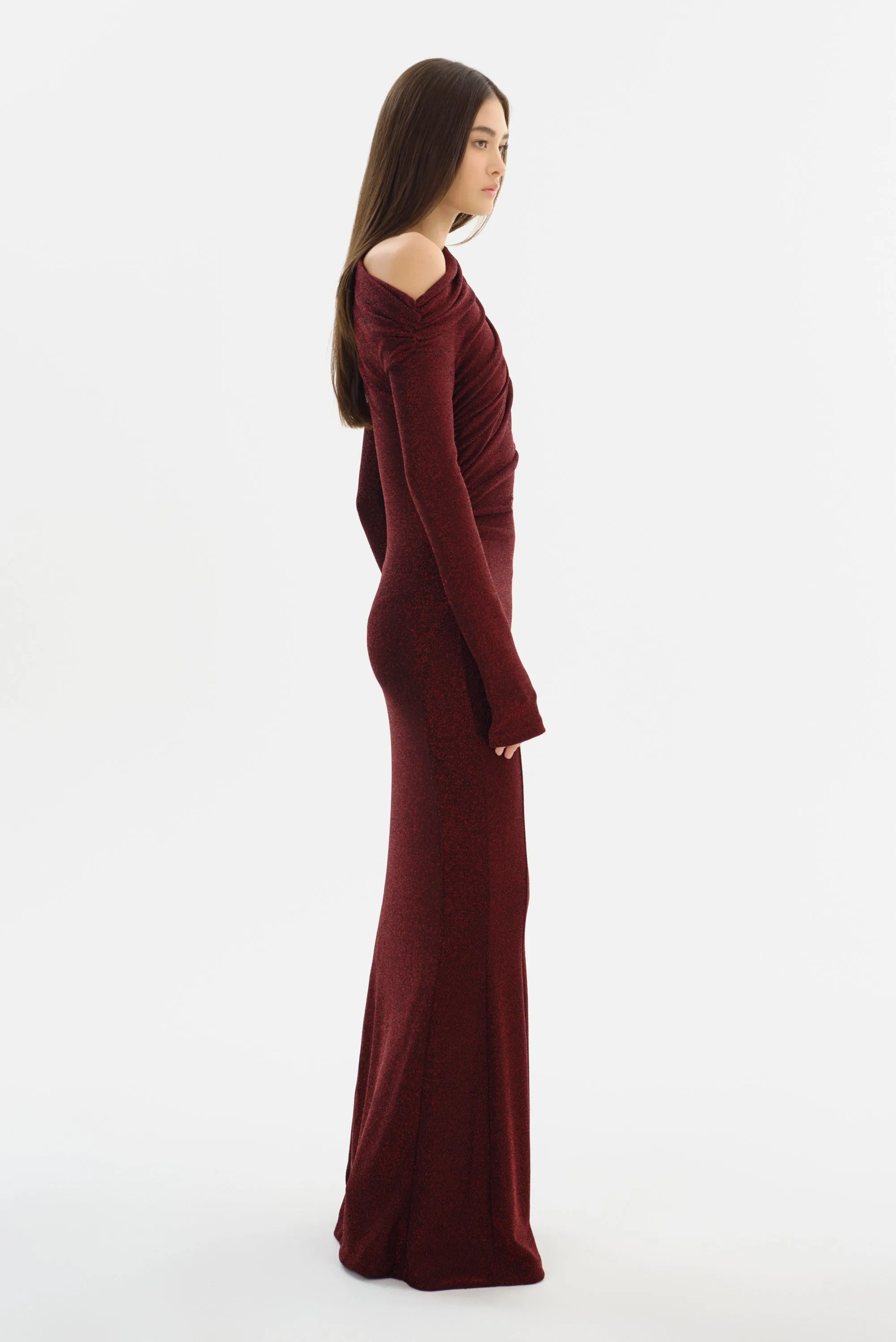 INIALA | Lurex Knit Maxi Dress sold by La Marque product image thumbnail 4