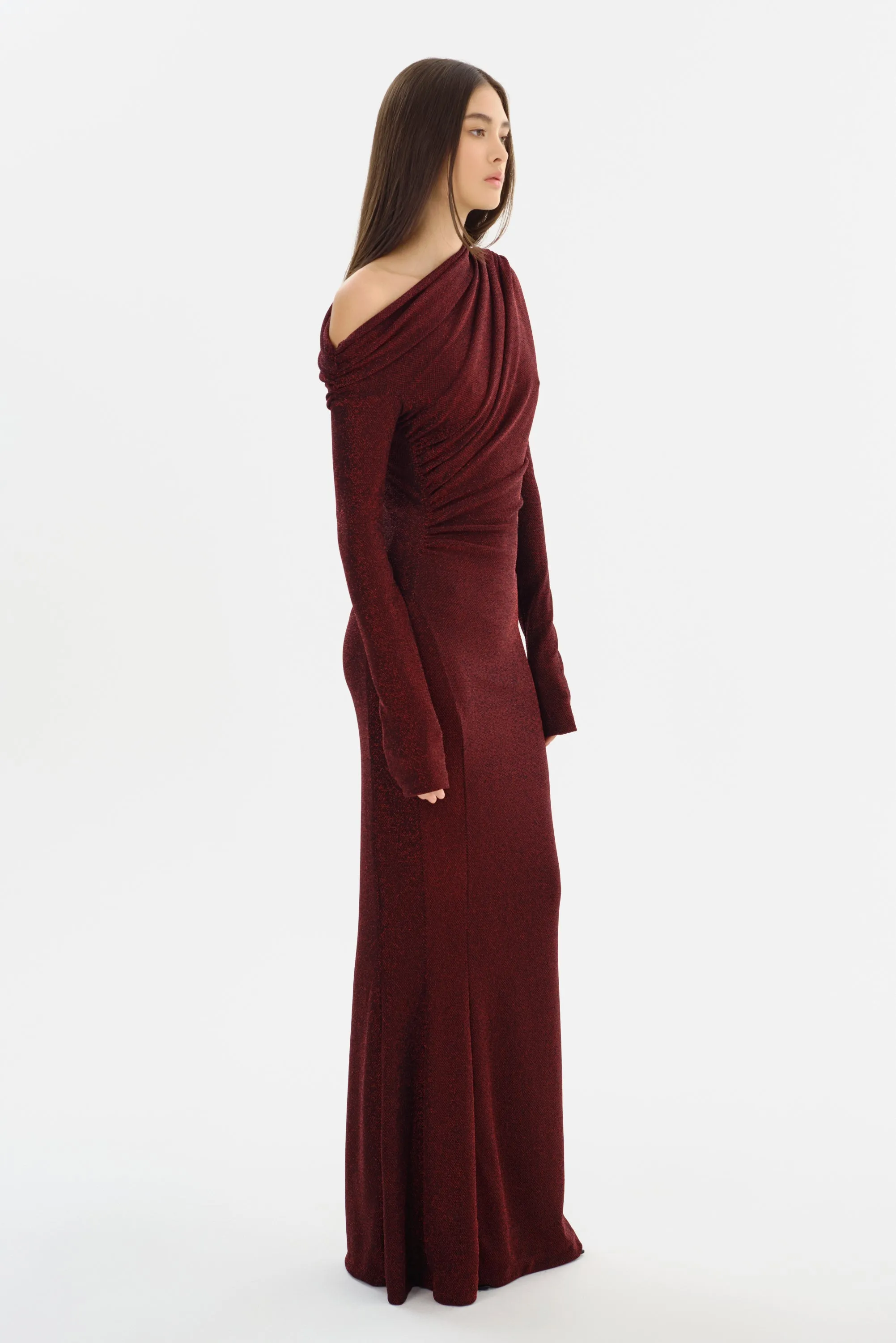 INIALA | Lurex Knit Maxi Dress sold by La Marque product image thumbnail 5