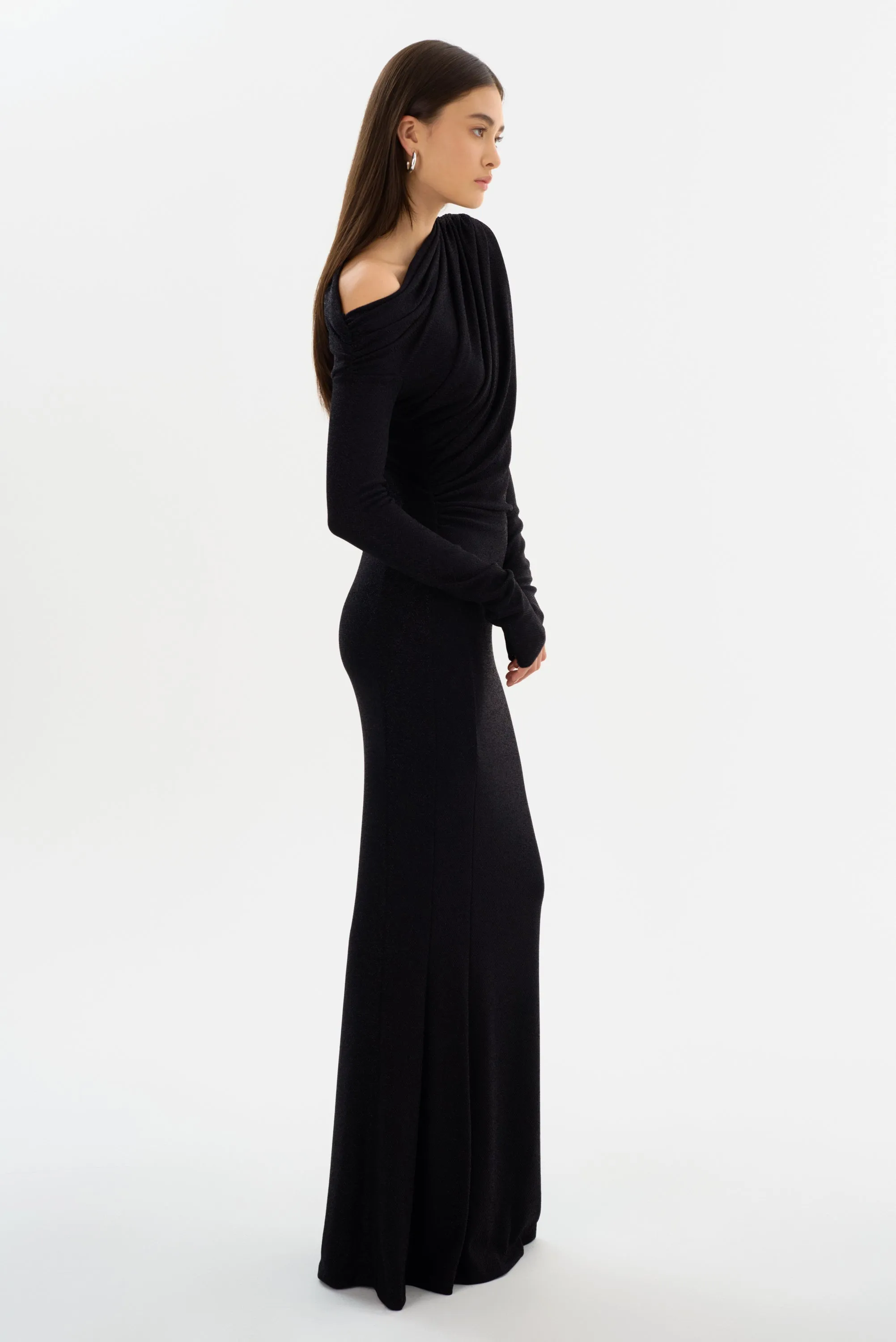 INIALA | Lurex Knit Maxi Dress sold by LAMARQUE product image thumbnail 3