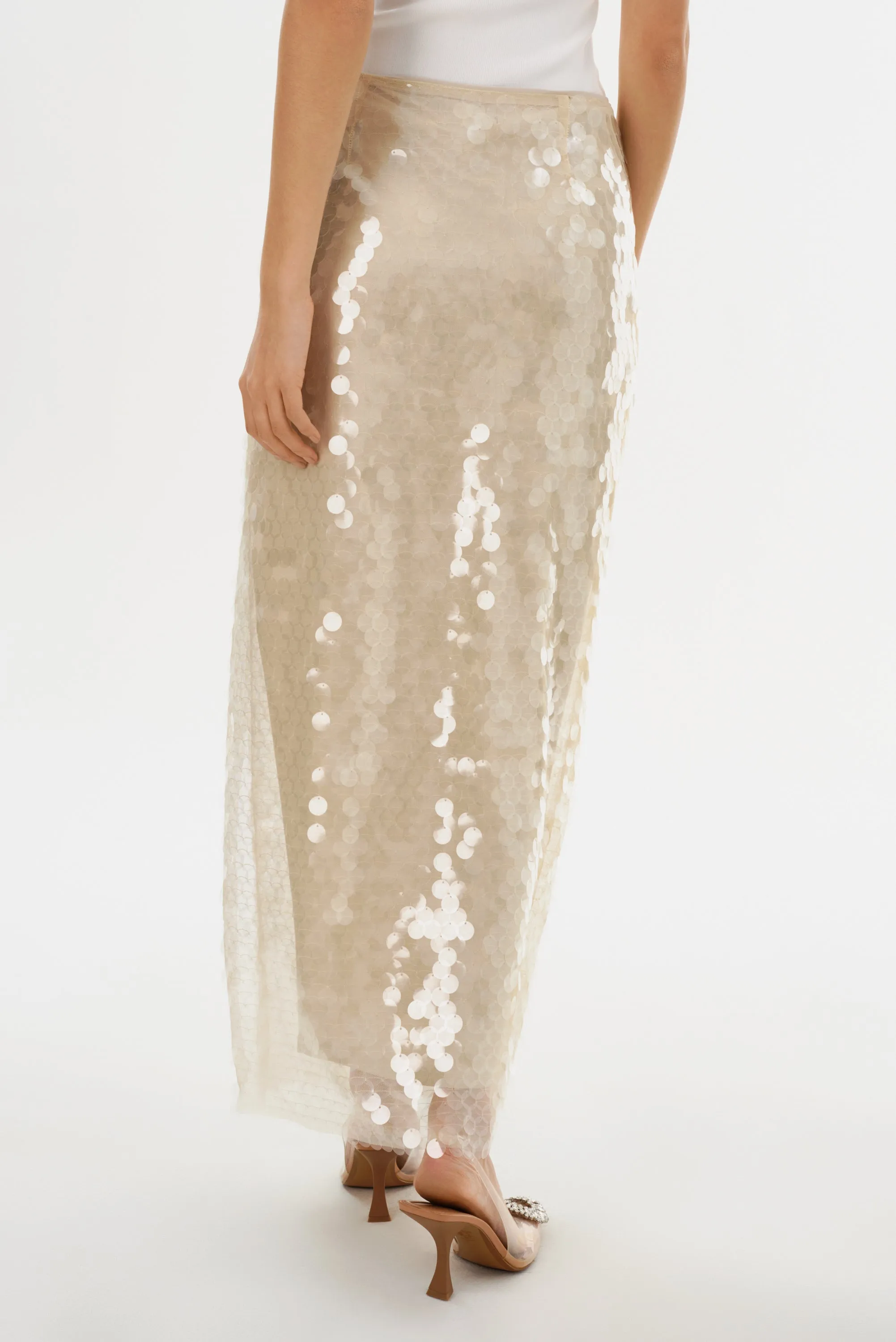 CLARA | Sequin Midi Skirt sold by LAMARQUE product image thumbnail 5